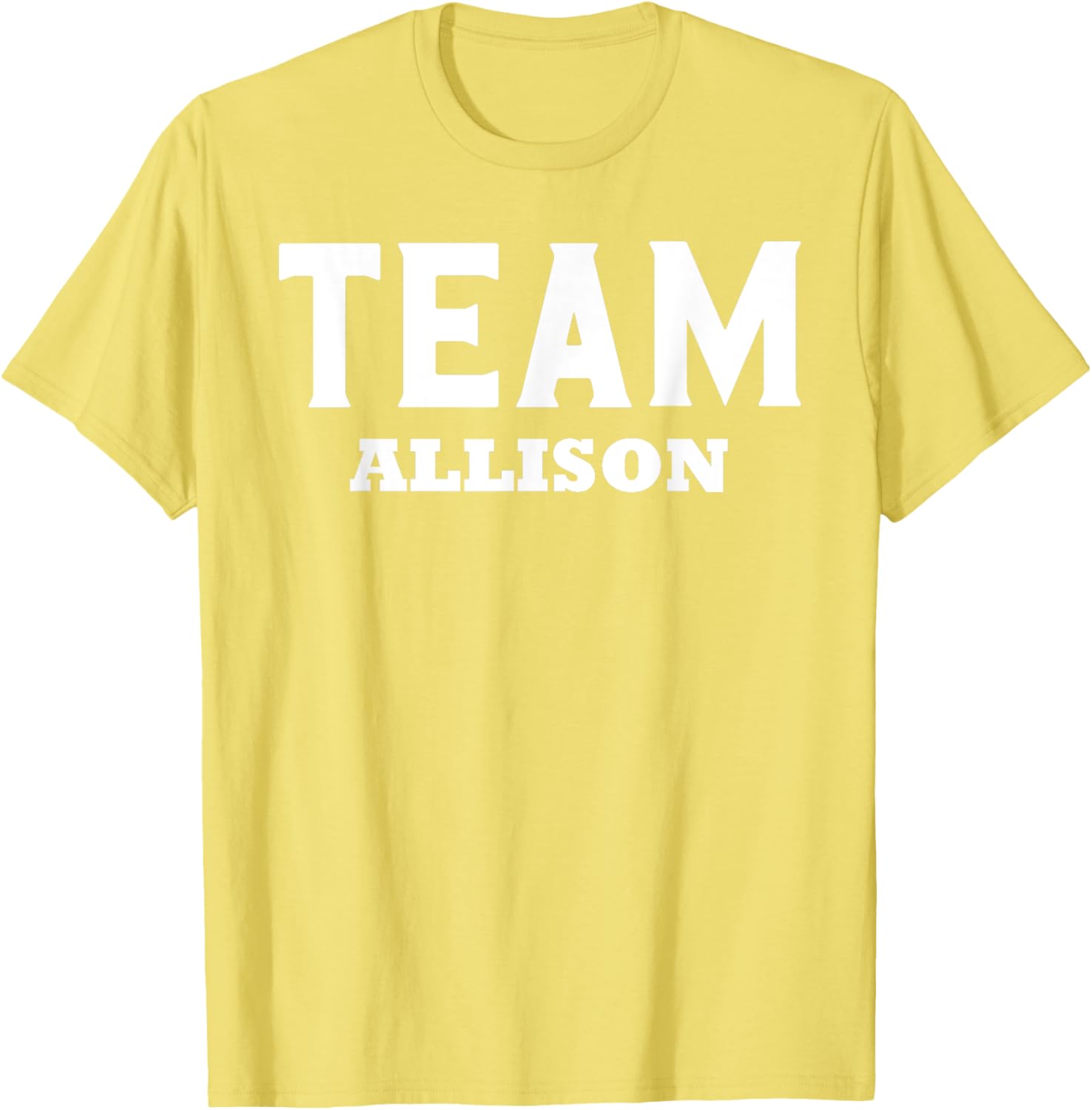 Team ALLISON T-Shirt Personalized Name Support for Fans and Friends - 2