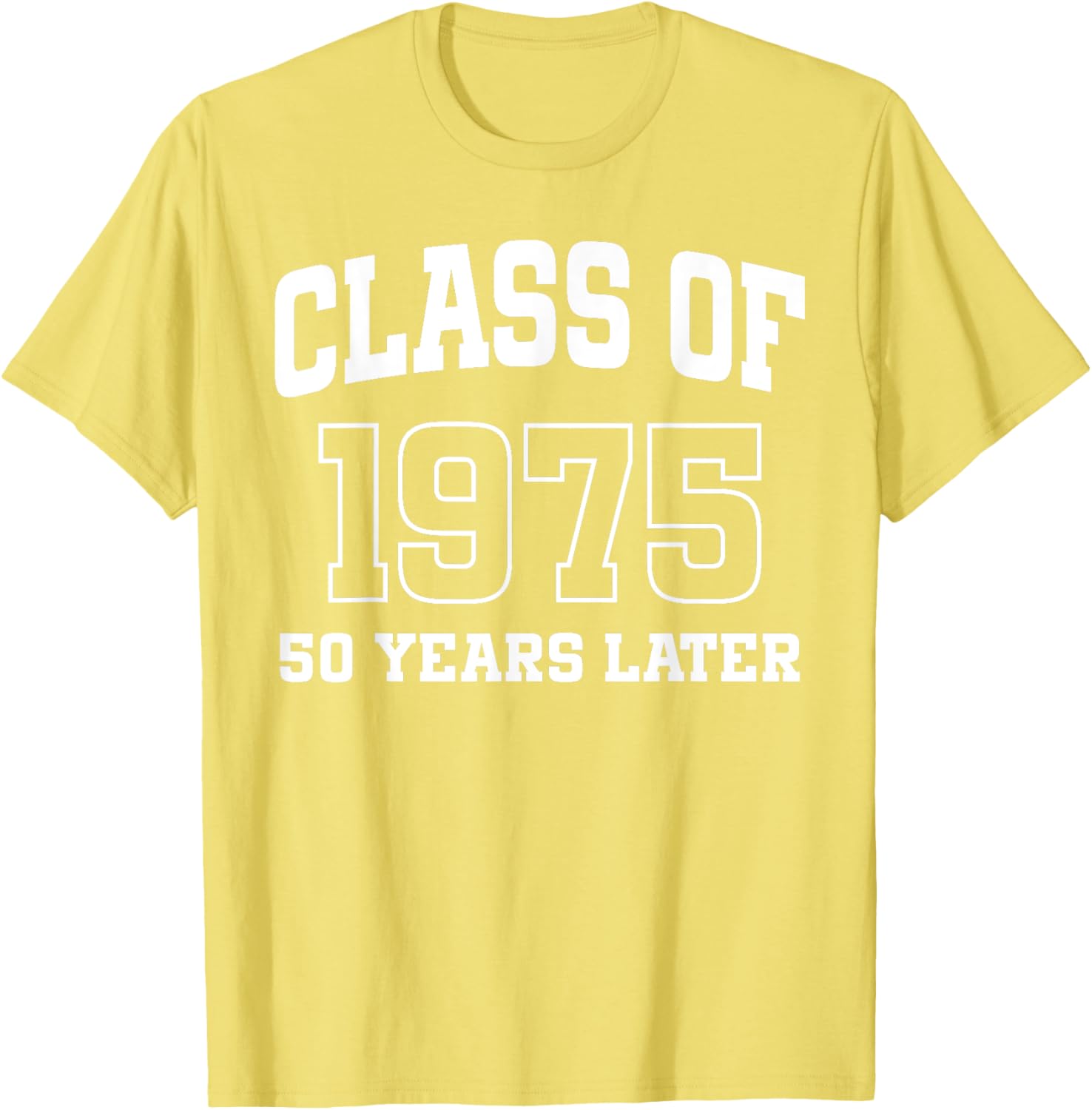 Class of 1975 50th Reunion Alumni T-Shirt for High School Graduates - 1