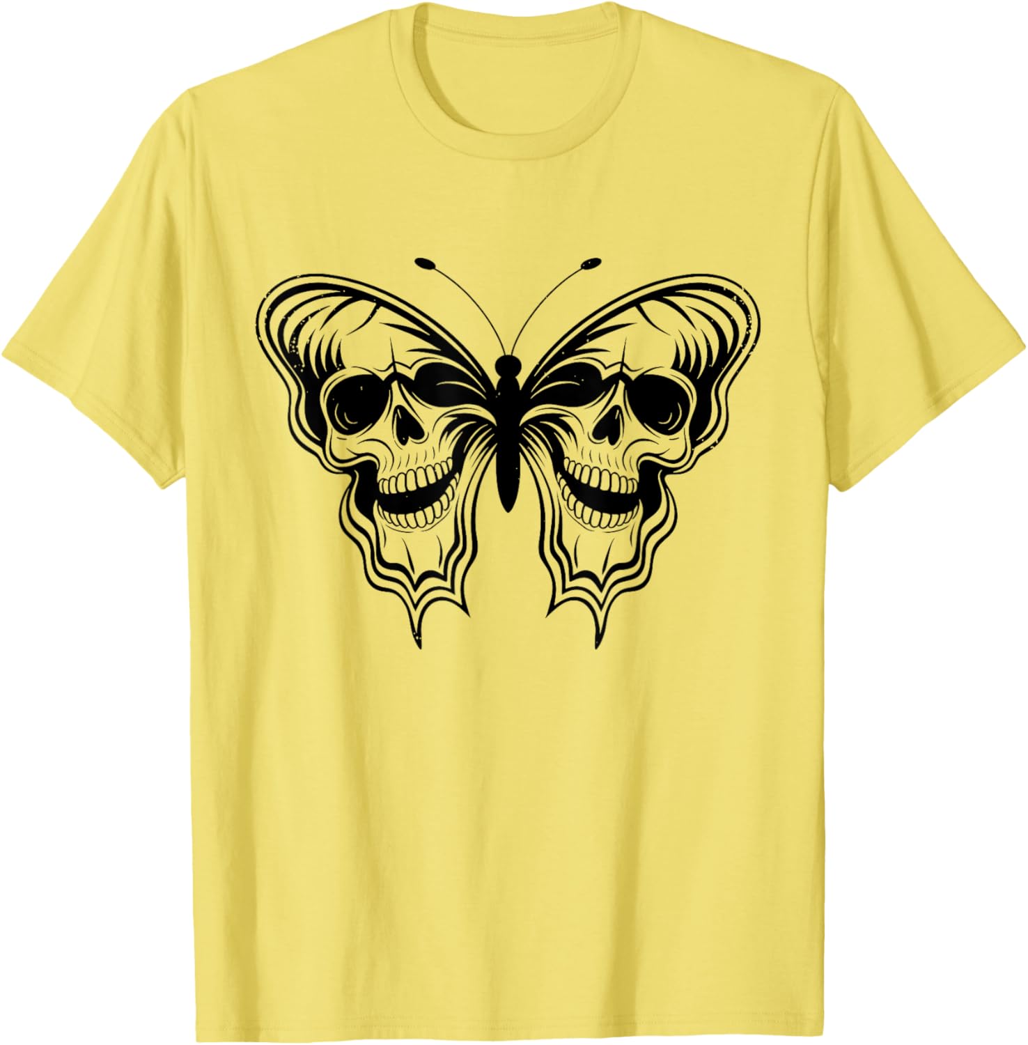 Halloween Butterfly Skulls T-Shirt for Men and Women - Spooky Style - 10