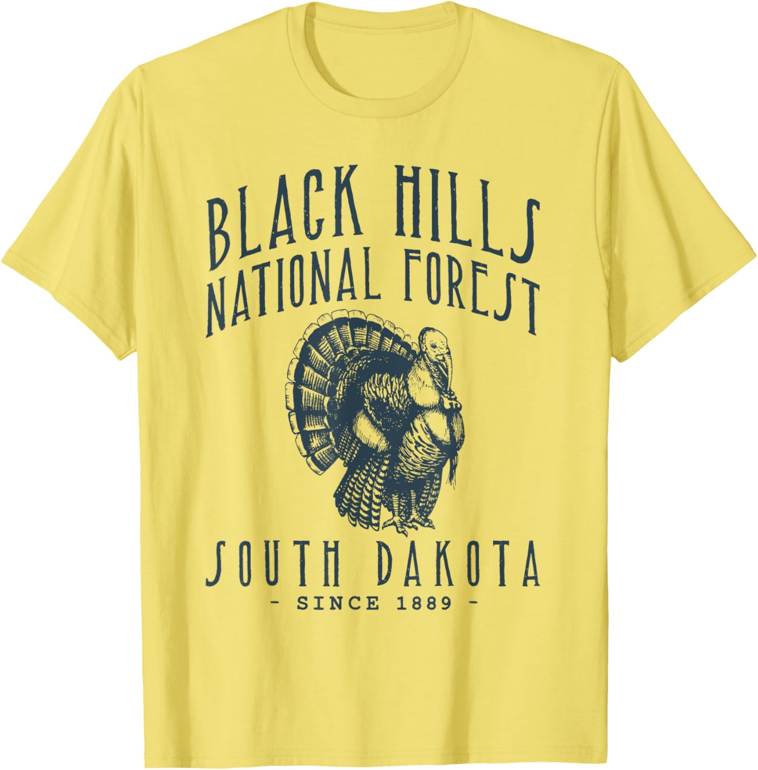 Black Hills Turkey Hunting in South Dakota T-Shirt for Outdoor Enthusiasts - 4