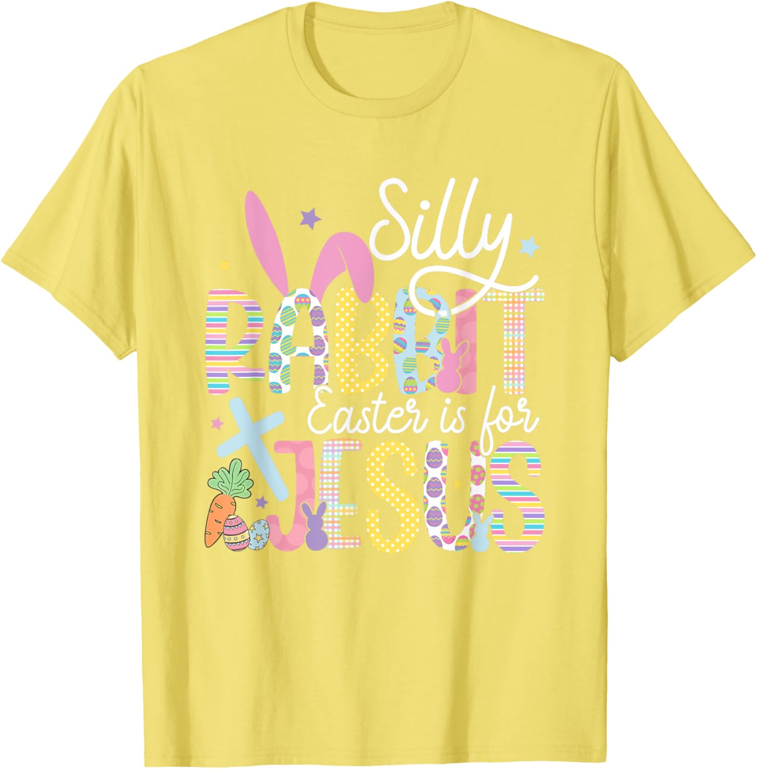 Silly Rabbit Easter is for Jesus Christian T-Shirt for Kids and Adults - 13