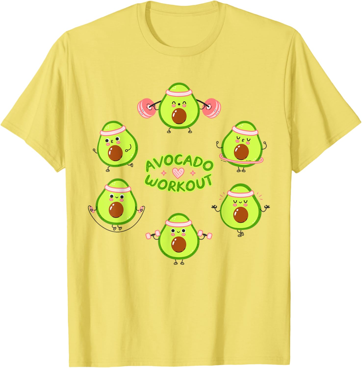 Avocado Workout Guacamole T-Shirt for Vegan Mexican Food Lovers - 26