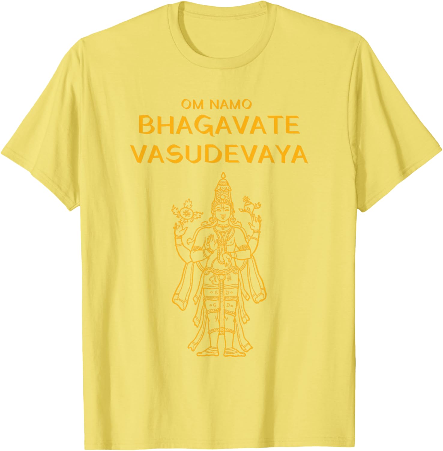 Vishnu Narayana Om Namo Bhagavate Vasudevaya Hindu T-Shirt - 13