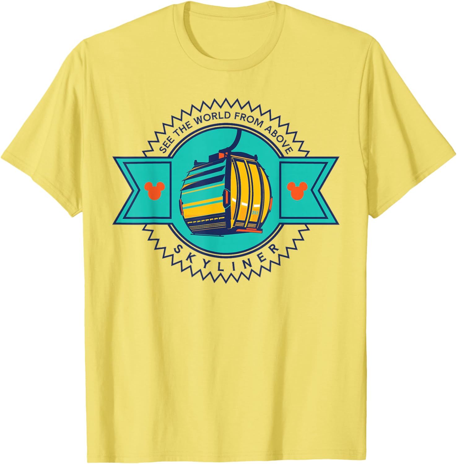 Skyliner Mouse Ears Theme Park T-Shirt for a Magical Vacation Adventure - 1