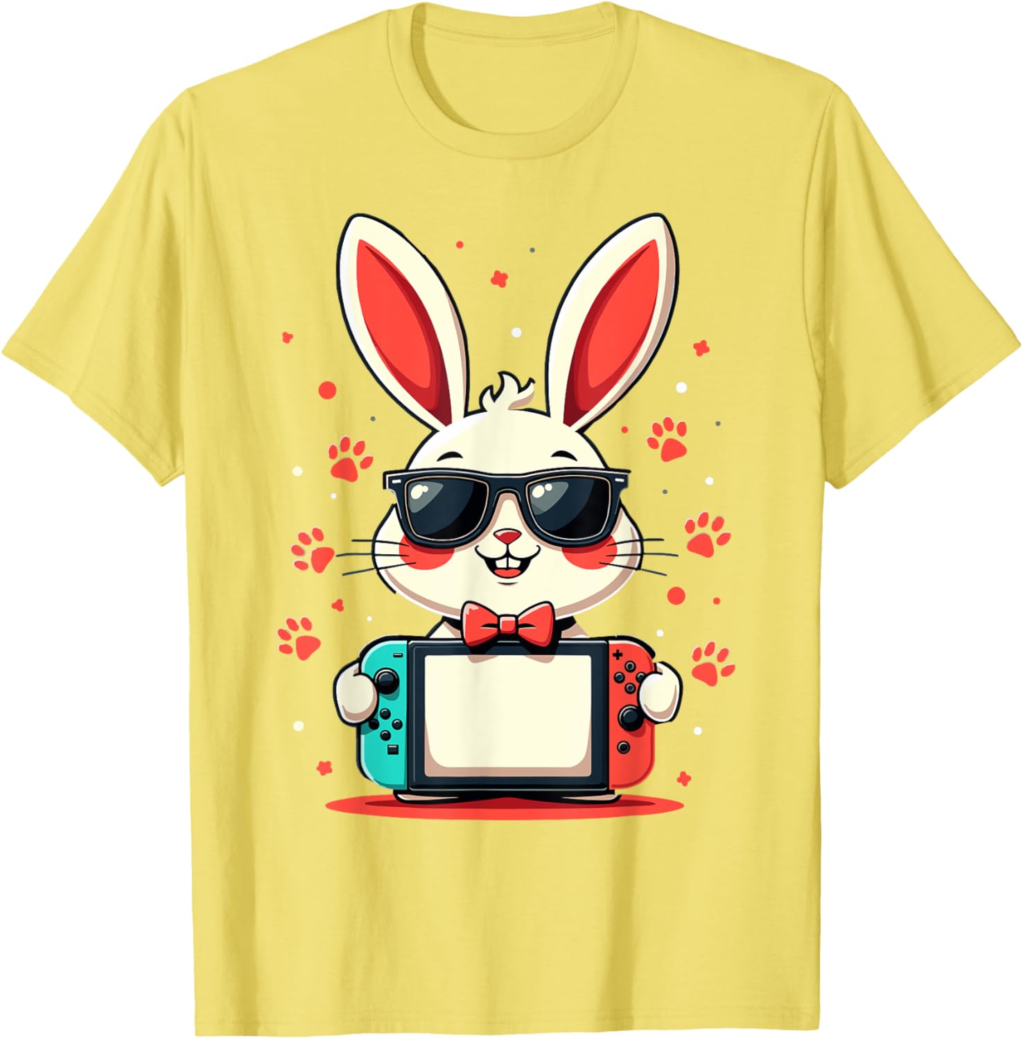 Cute Bunny Gaming Controller T-Shirt for Easter Gamer Boys Gifts - 8
