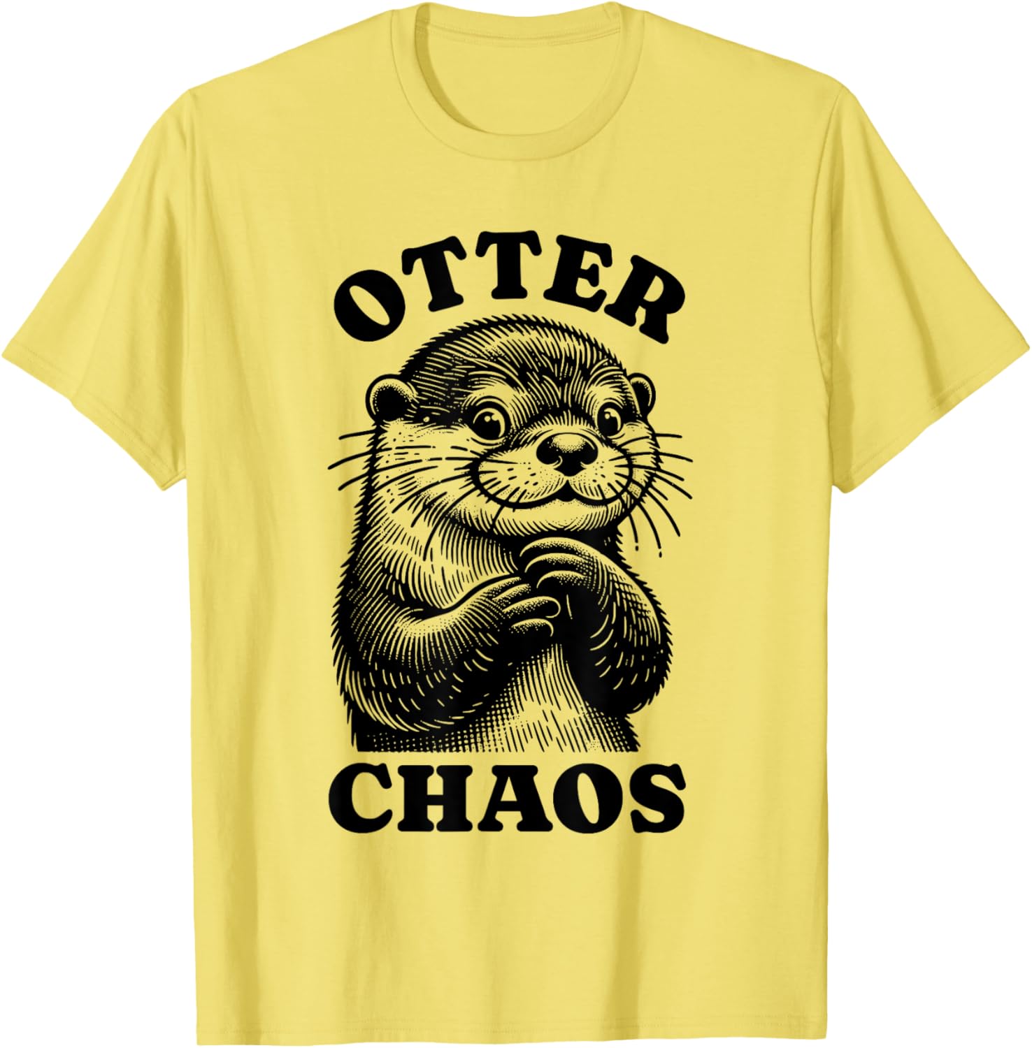 Silly Otter Chaos T-Shirt for Fun-Loving Animal Lovers - 2