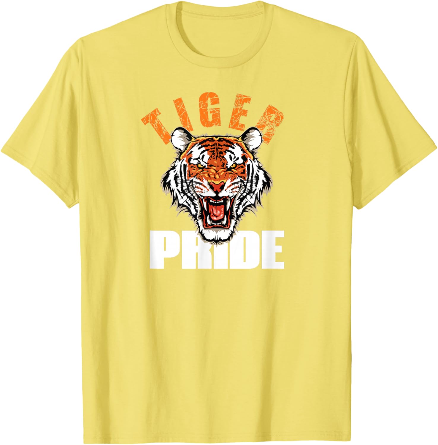 Retro Tiger Pride Vintage Mascot T-Shirt for School Sports Teams - 3