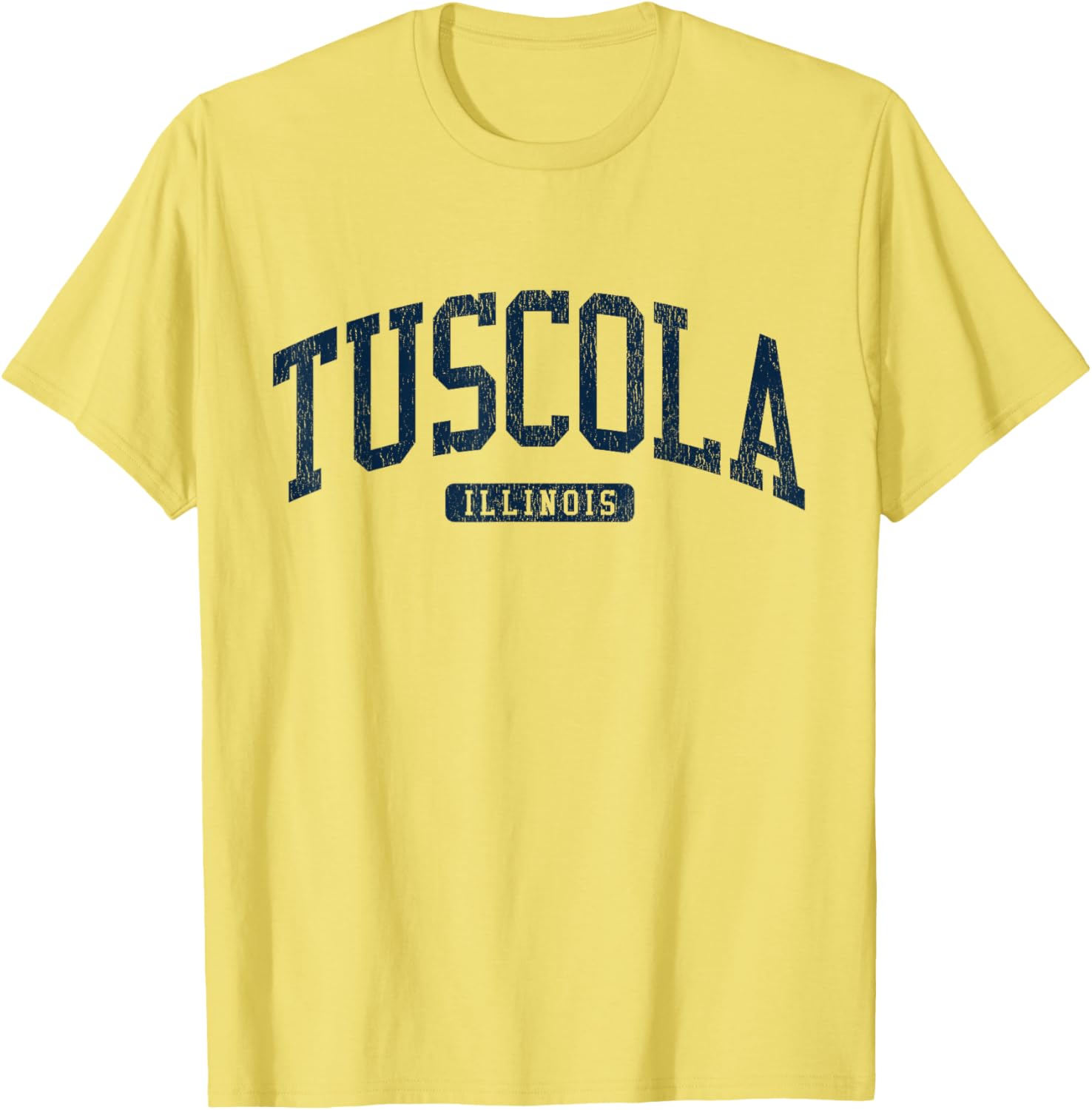 Tuscola Illinois College University Style Blue T-Shirt for Students - 8