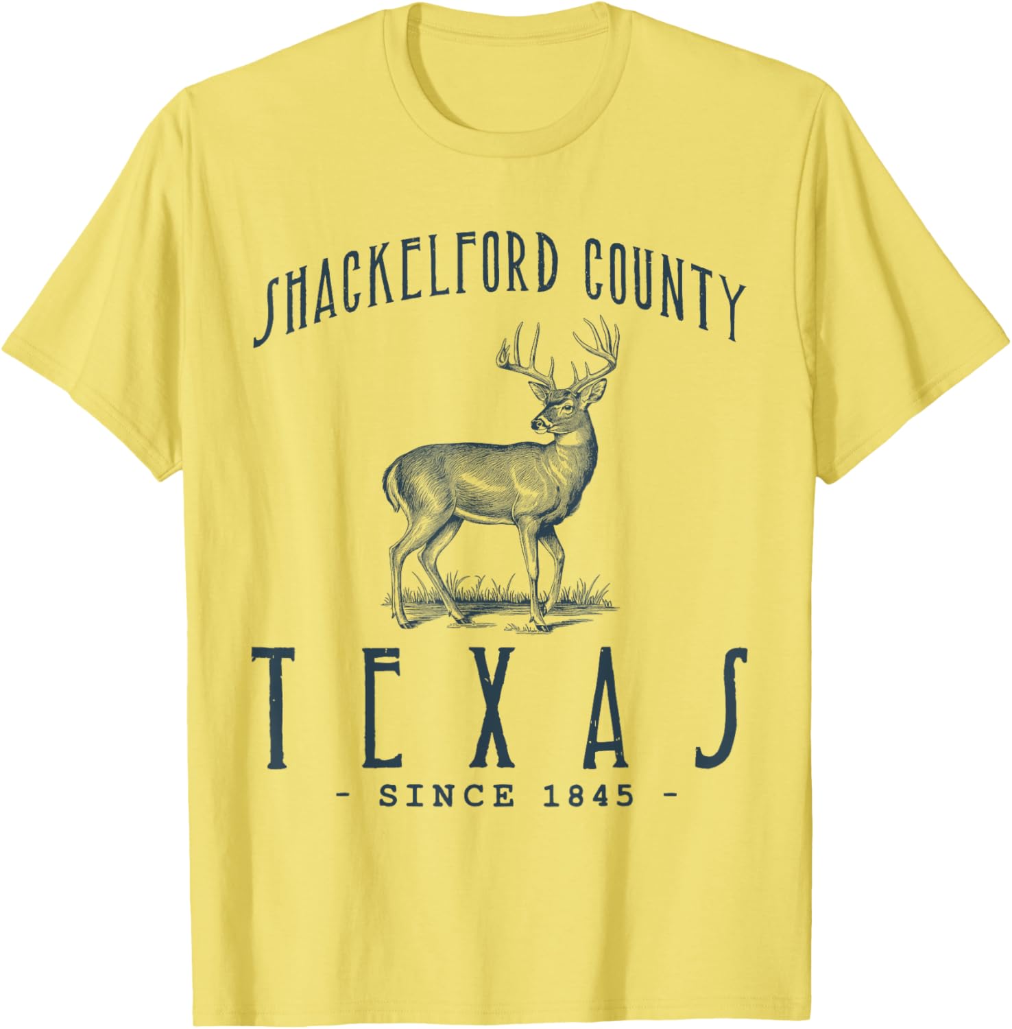 Shackelford County White-Tailed Deer Hunting T-Shirt for Outdoor Lovers - 8