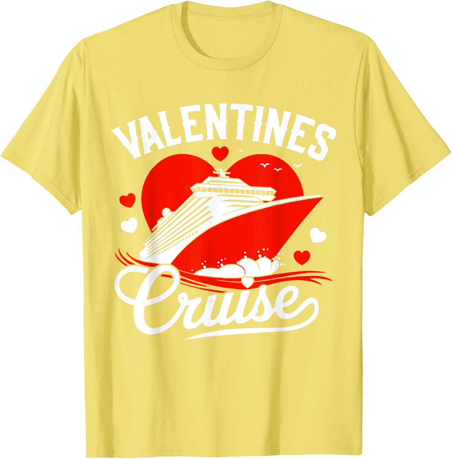 Valentine's Day Cruise Matching Couple T-Shirts for Sweet Vacation Fun - 14