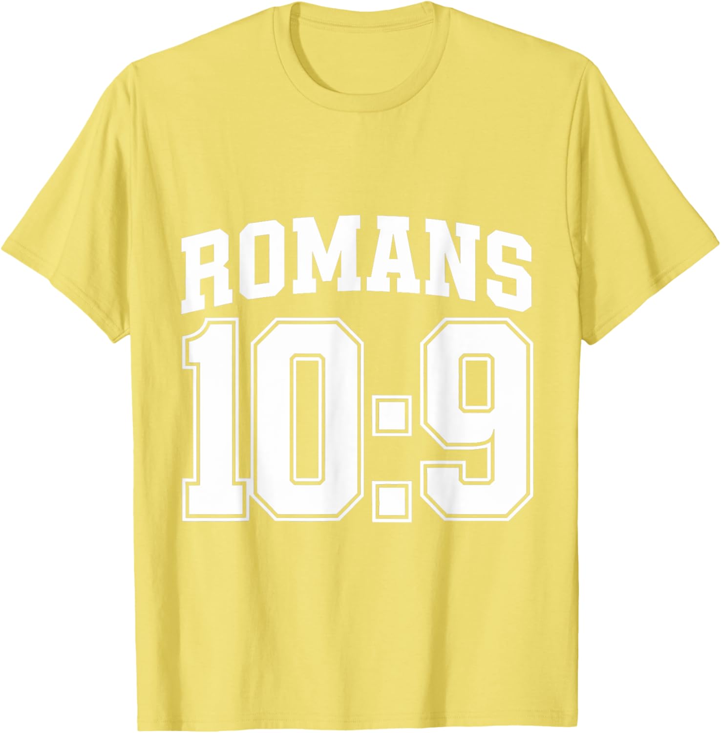 Romans 10:9 Christian Sports Jersey Motivational T-Shirt for All Fans - 12