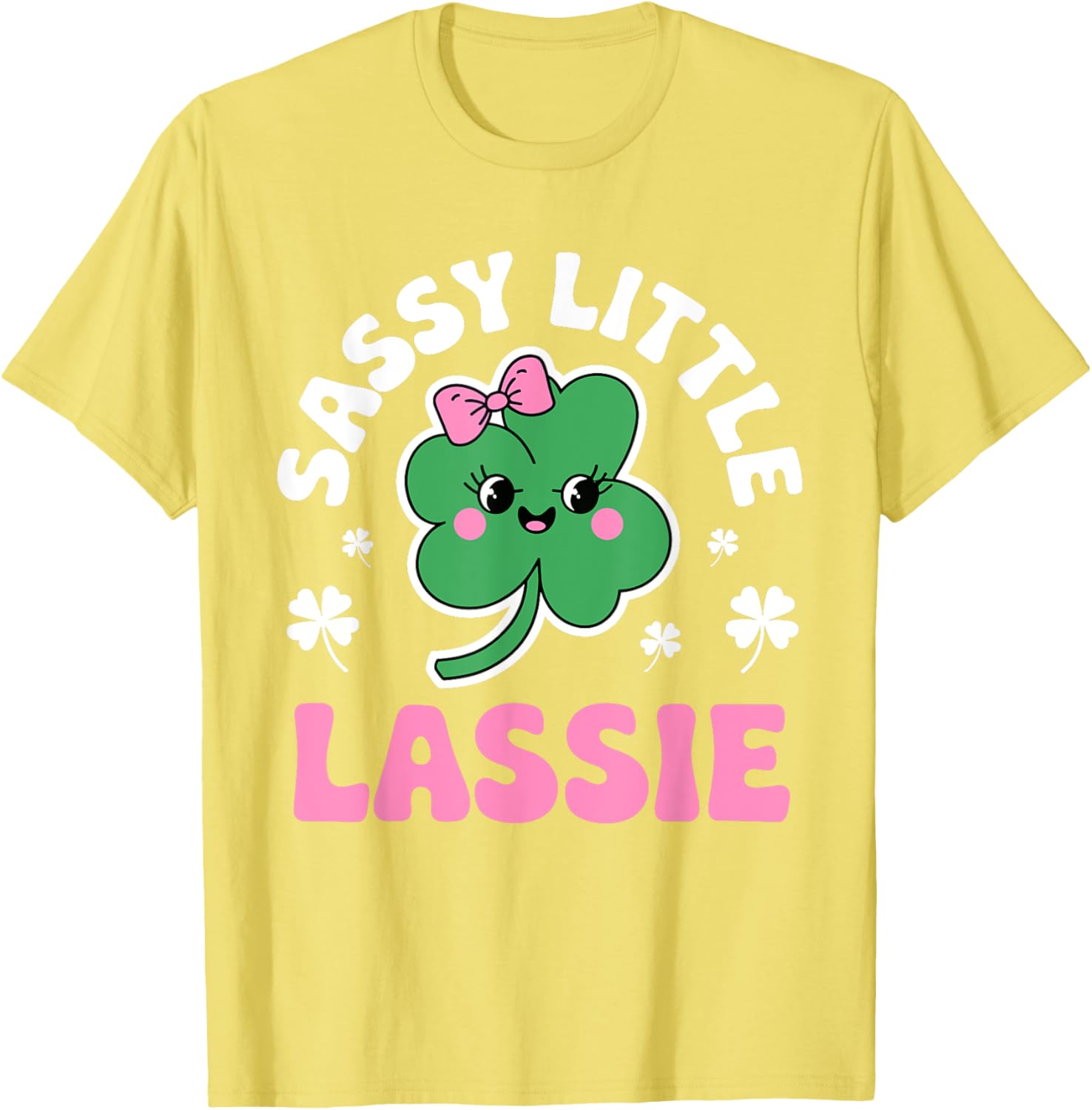Sassy Little Lassy Girls St Patricks Day T-Shirt Irish Outfit - 8