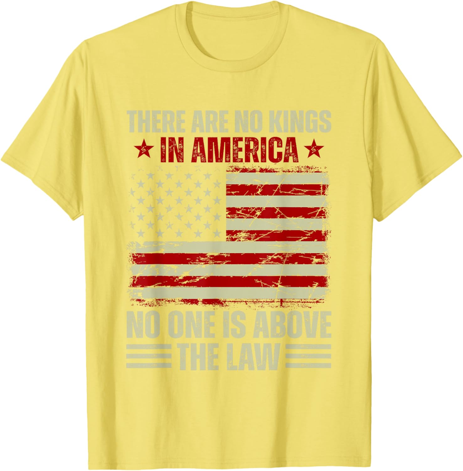 There Are No Kings In America T-Shirt - Stand For Justice and Equality - 8