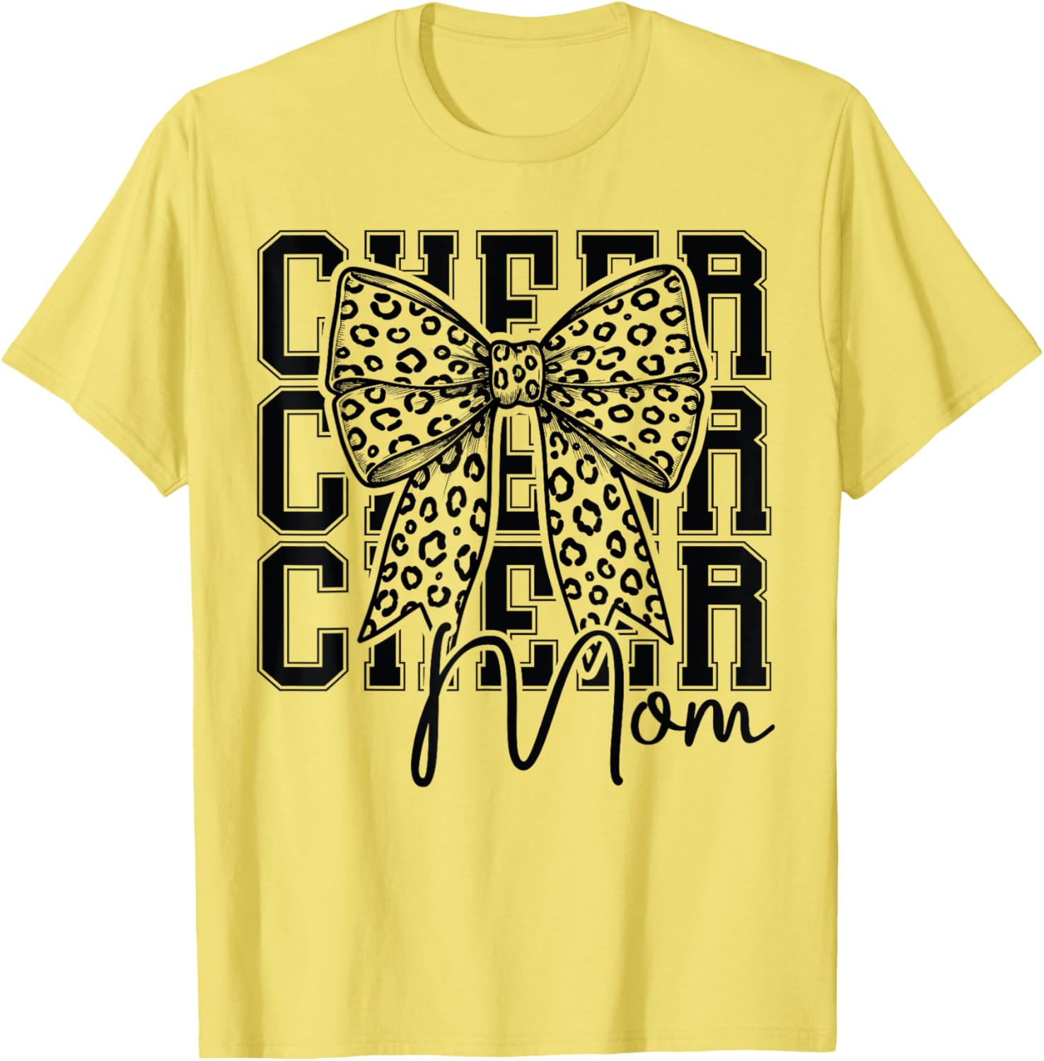 Cheer Mom Cheerleader T-Shirt for Biggest Fan Mother's Day Gift - 2