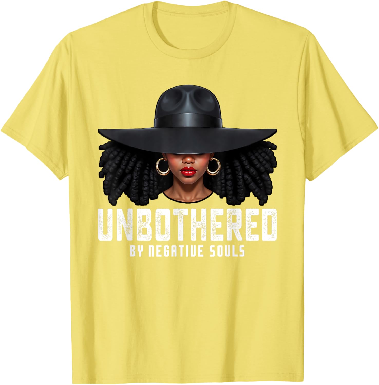 Unbothered Sassy Black Queen T-Shirt for African American Women and Girls - 25