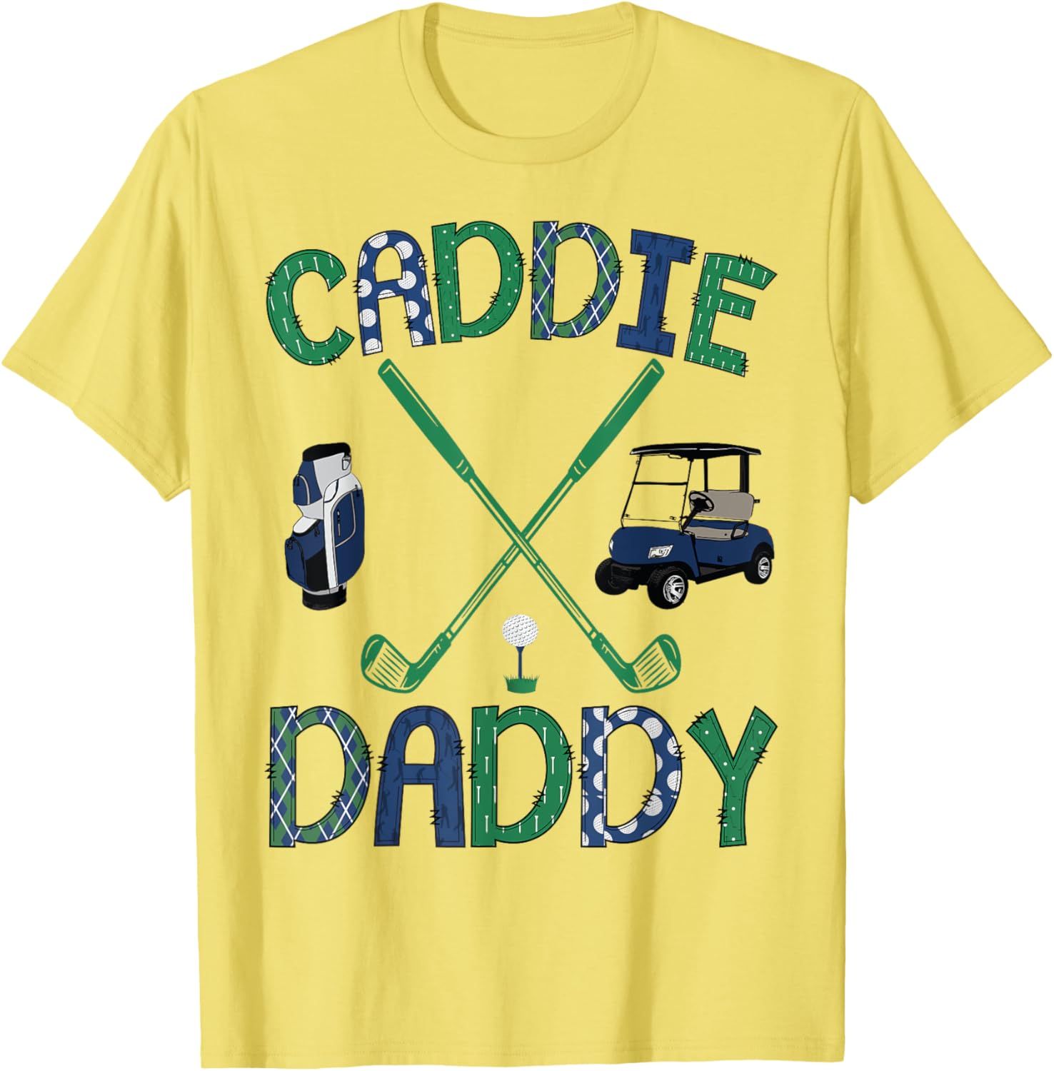 Caddie Daddy Hole in One Birthday Golfer T-Shirt for Golf Lovers - 1