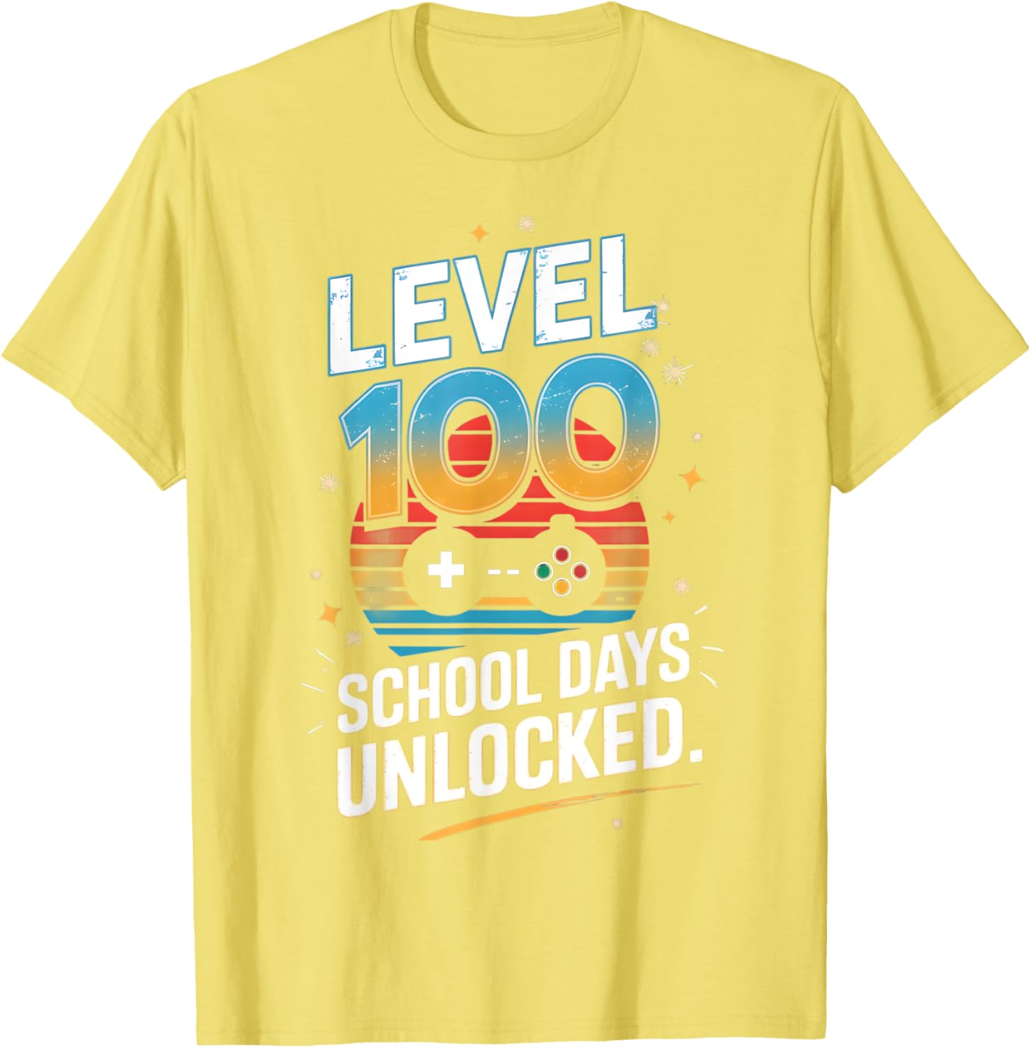 100 Days of School Unlocked T-Shirt Fun Gift for Students and Kids - 16