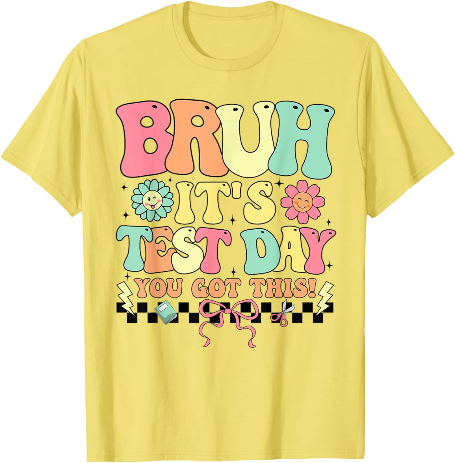 Teacher Student Testing Day T-Shirt - Motivational Test Day Apparel - 3