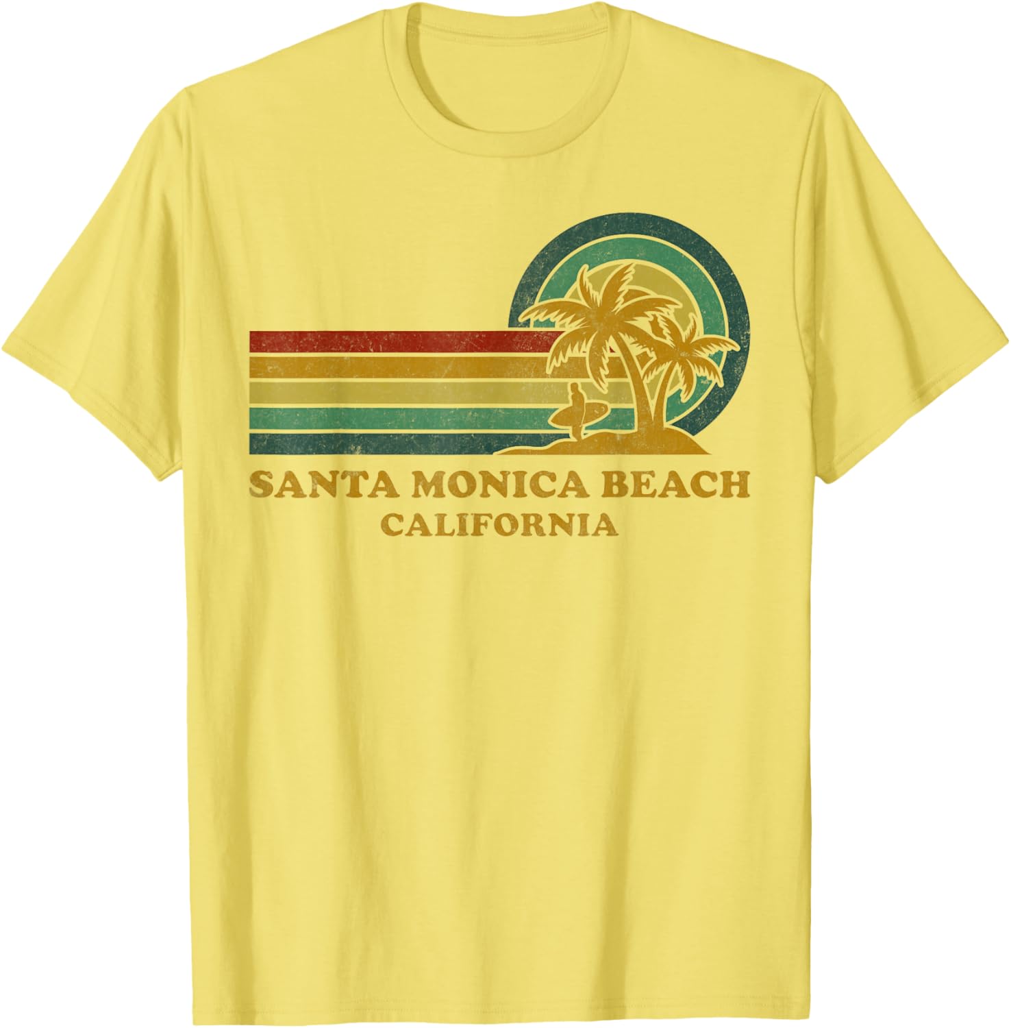 Santa Monica Beach Family Summer Vacation T-Shirt for Fun Days Out - 5