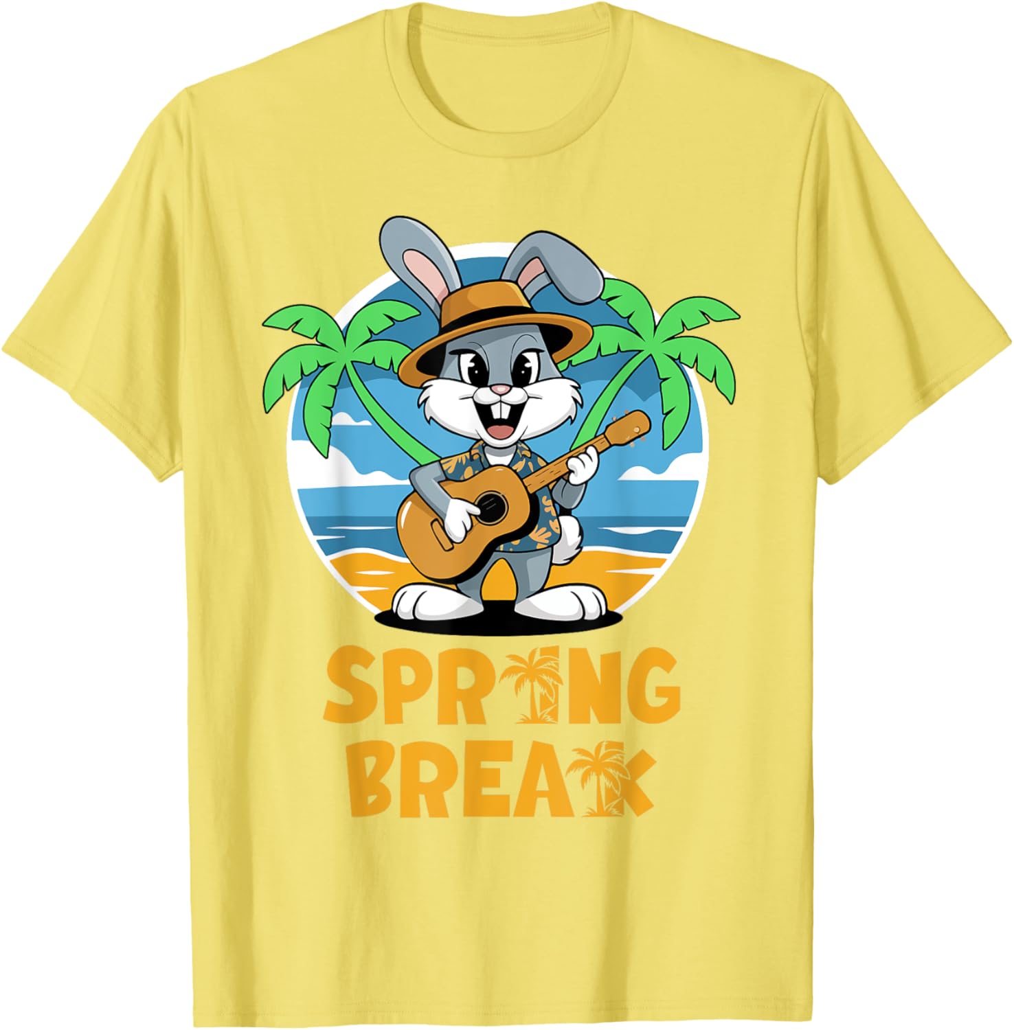 2025 Spring Break Graphic T-Shirt for Kids - Colorful Beach Wear Fun - 12