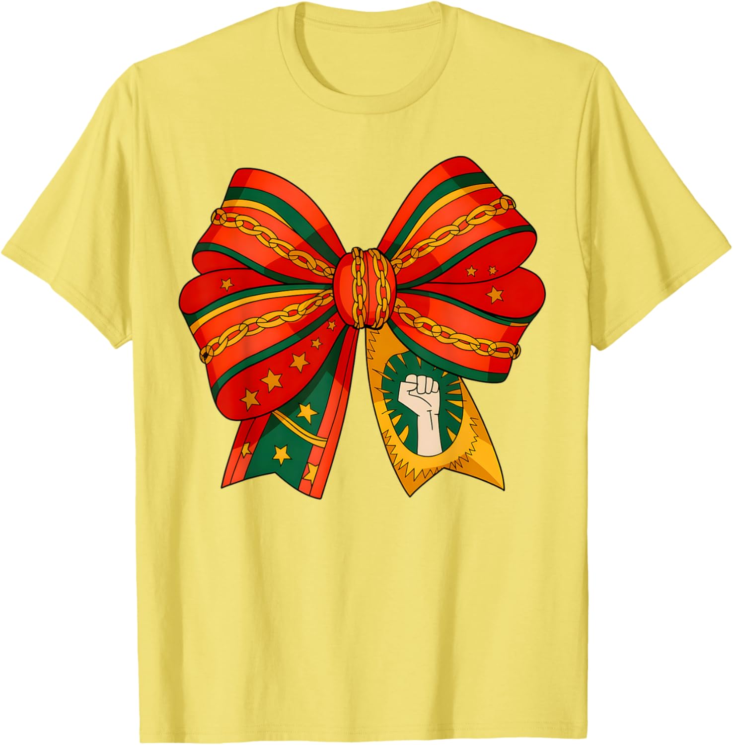 Black History Coquette Bow T-Shirt for Women and Kids Stylish Apparel - 11