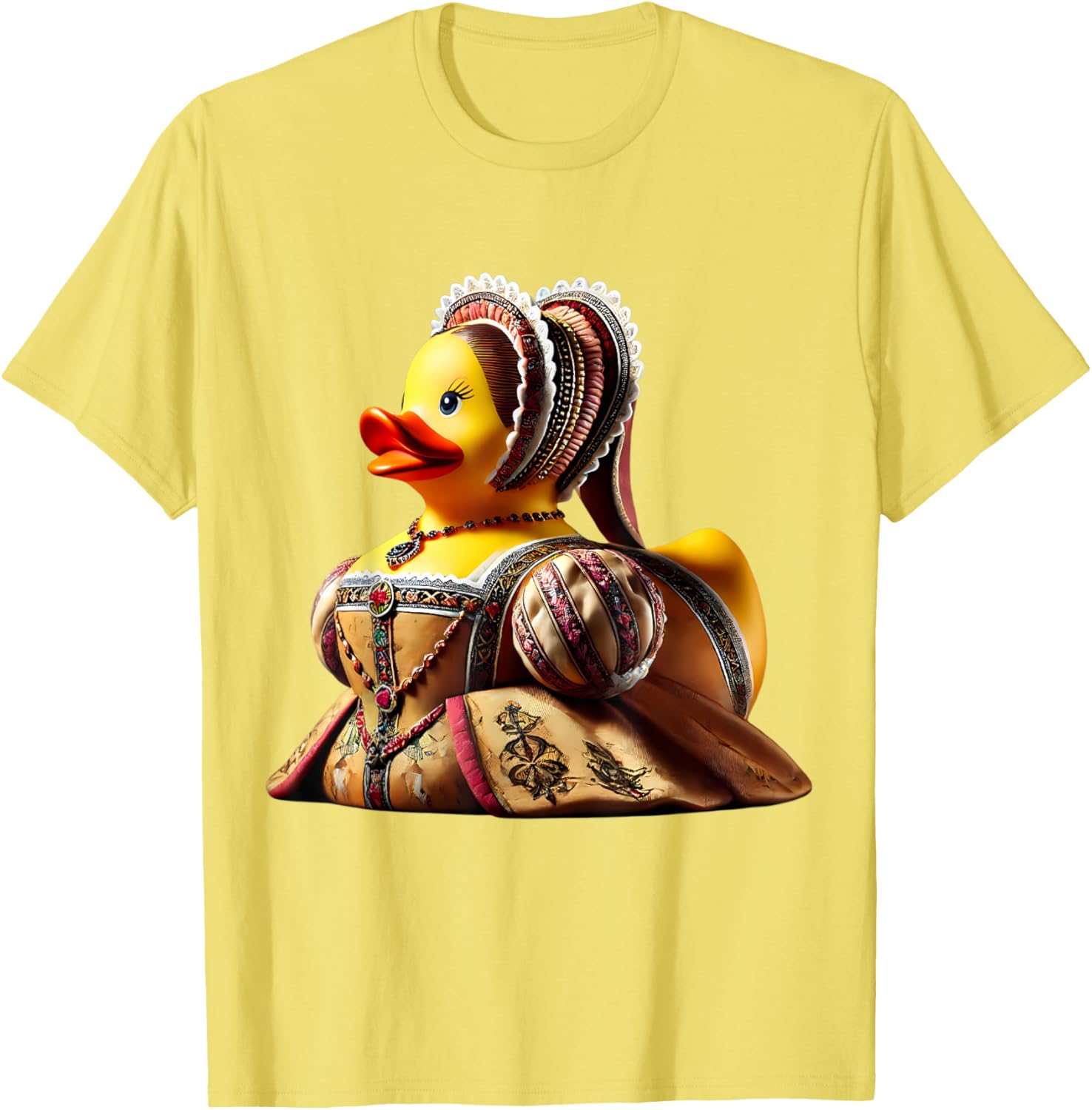 Rubber Duck Anne Boleyn T-Shirt Fun Historical Figure Apparel - 15