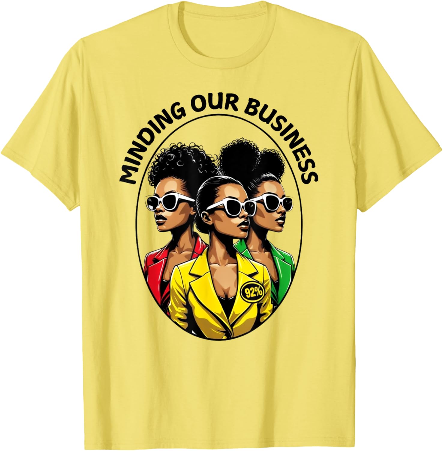 92 Percent Vote Tee for Black Women - Stylish and Empowering T-Shirt - 10
