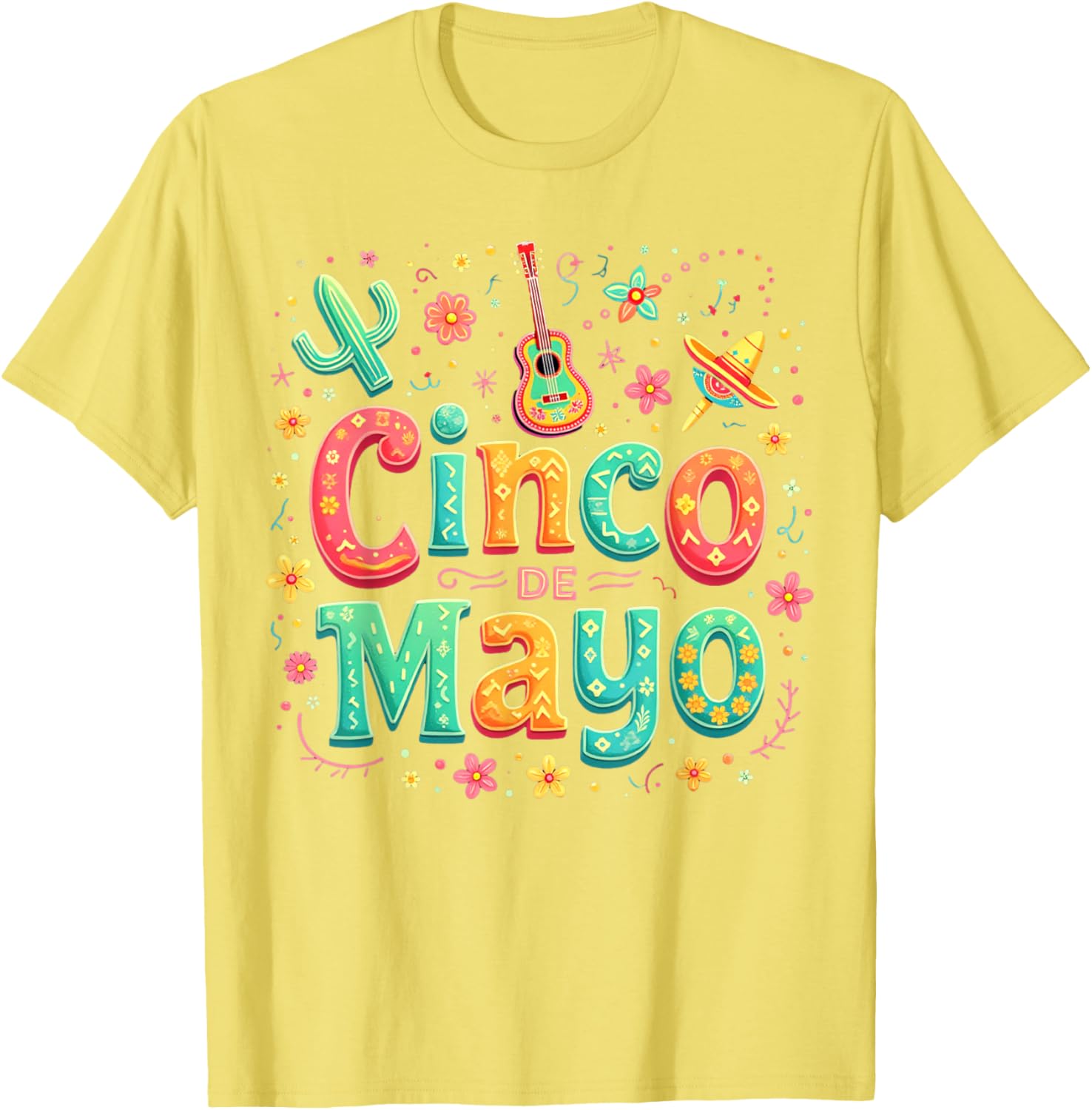 Cinco De Mayo Family Matching Let's Fiesta T-Shirt for Celebration Fun - 6