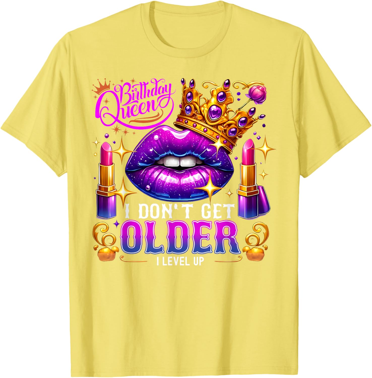 Birthday Queen Level Up T-Shirt for Women Fun Birthday Gift Idea - 7