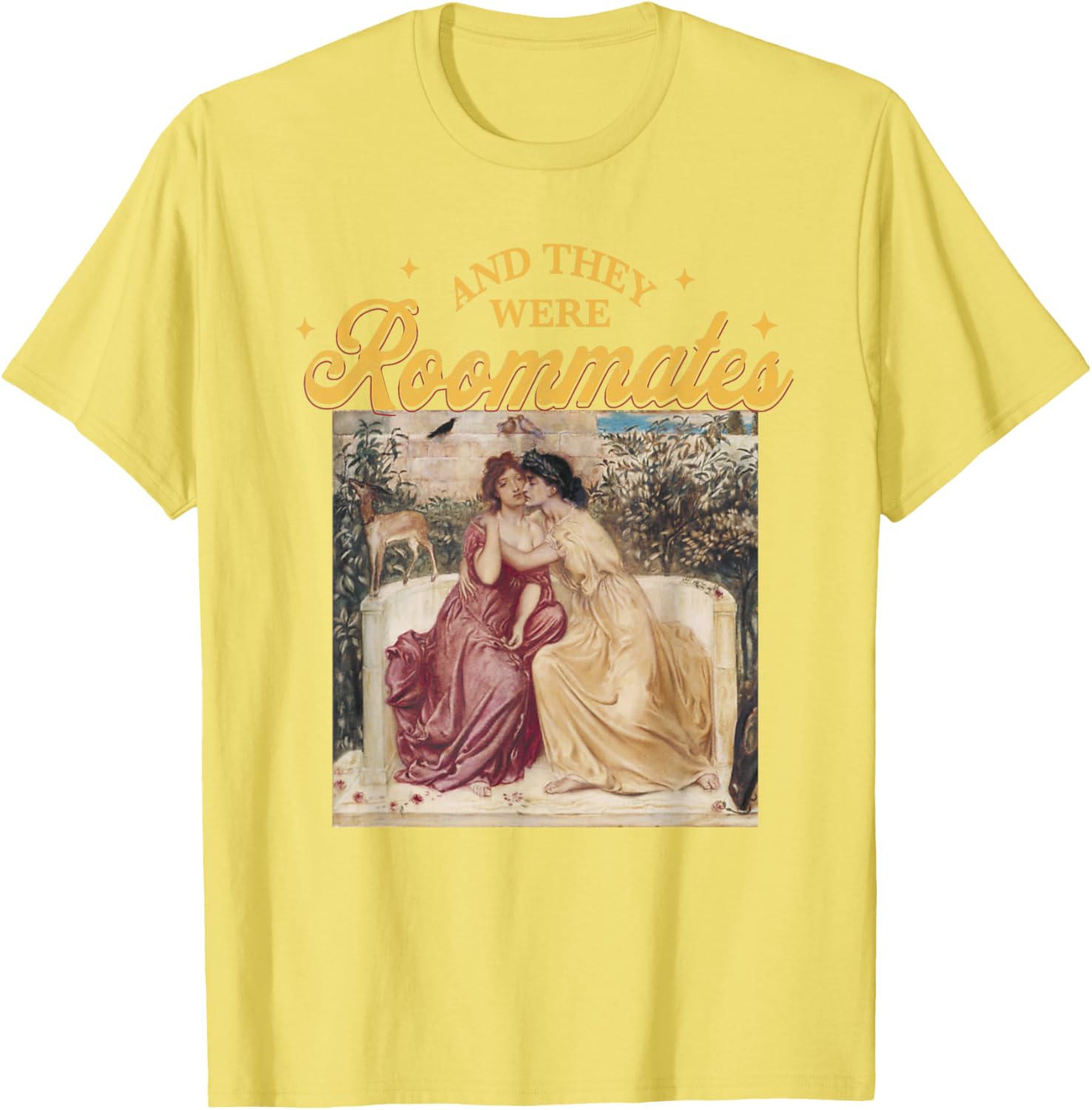 Vintage And They Were Roommates Lesbian Pride Month T-Shirt for All - 11