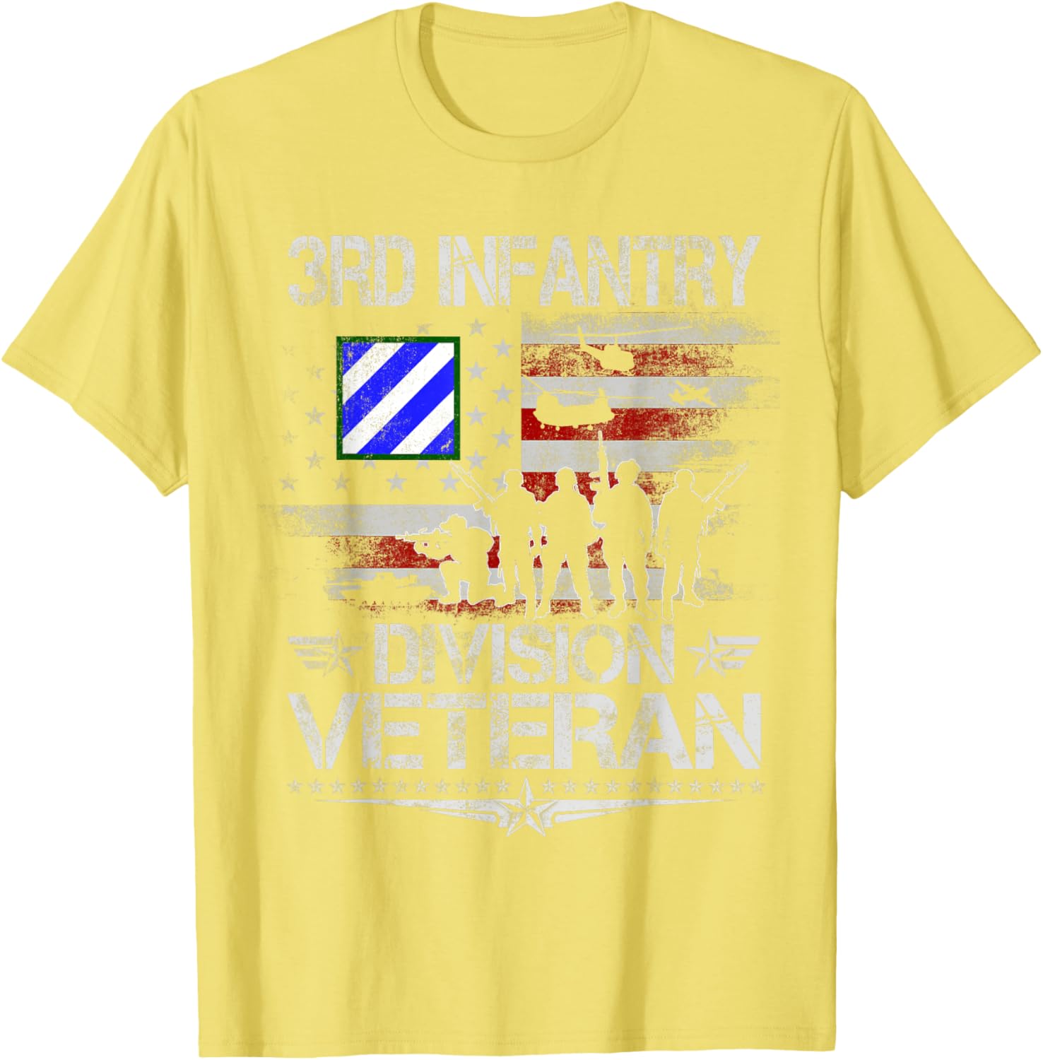 3rd Infantry Division Veteran US Flag T-Shirt for Military Pride - 8