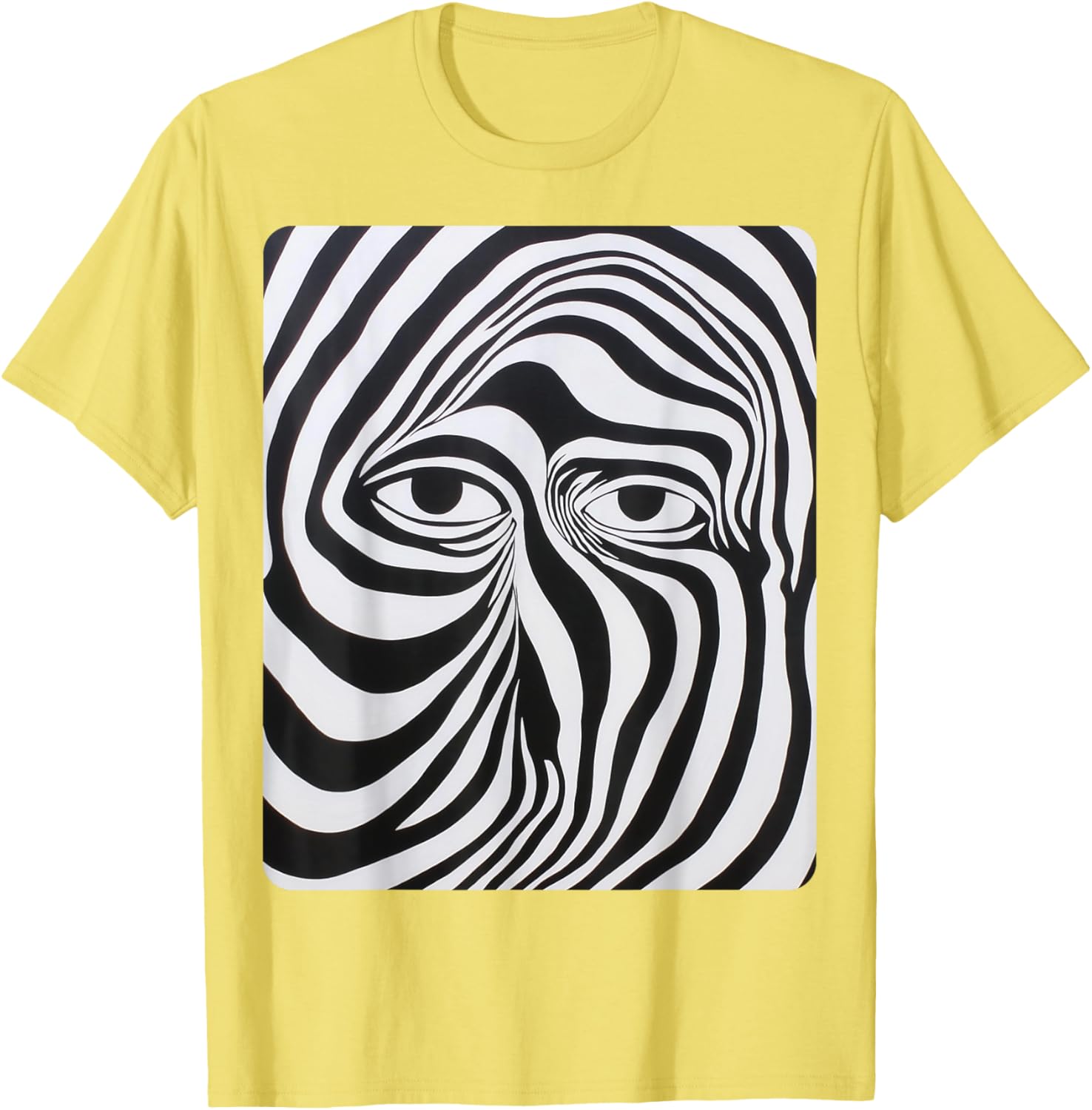 Stylish Eyes White and Black Designer T-Shirt for Trendy Fashion Lovers - 11