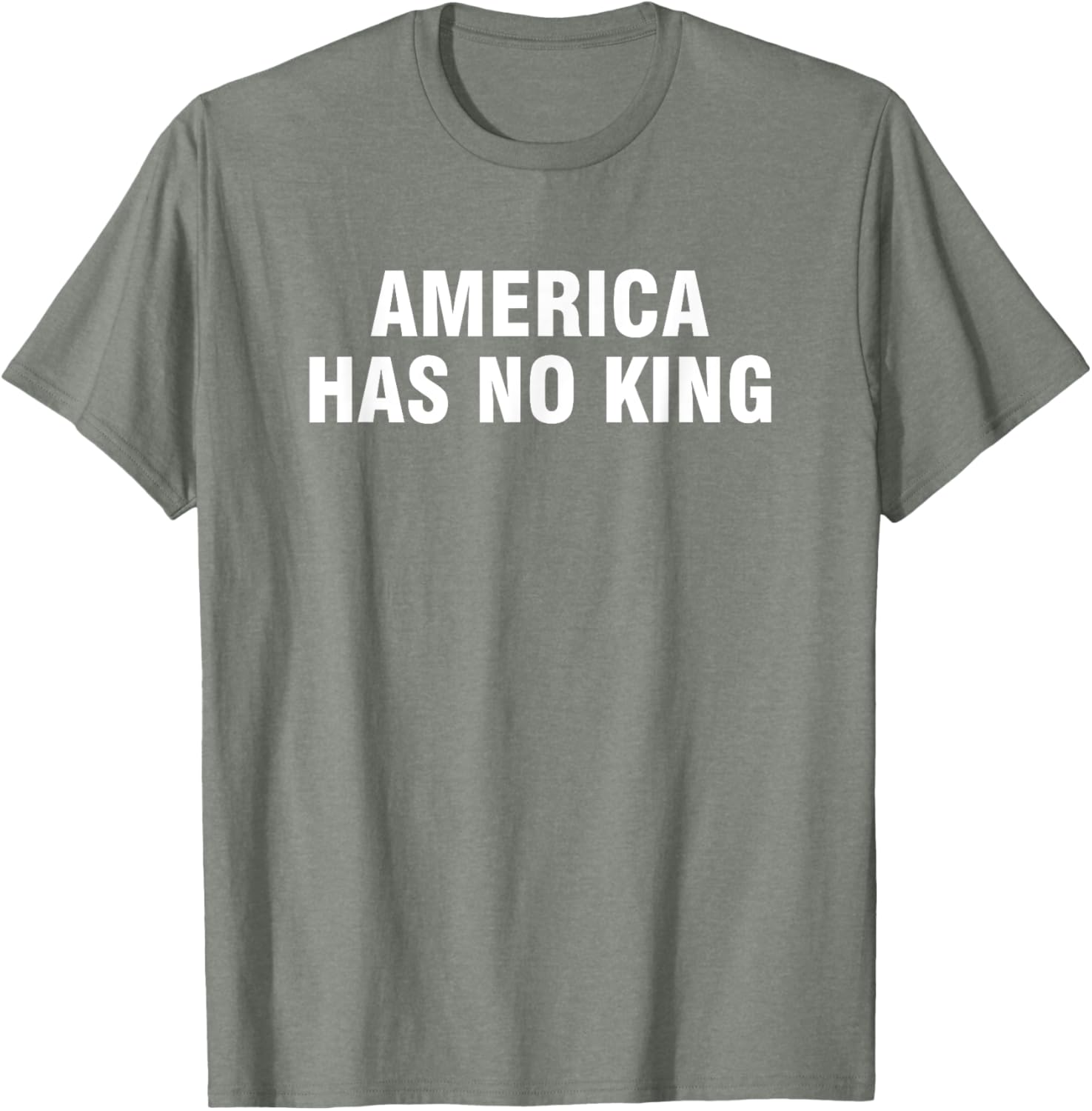 America Has No King T-Shirt - Classic Casual Tee for Patriotic Wear - 23