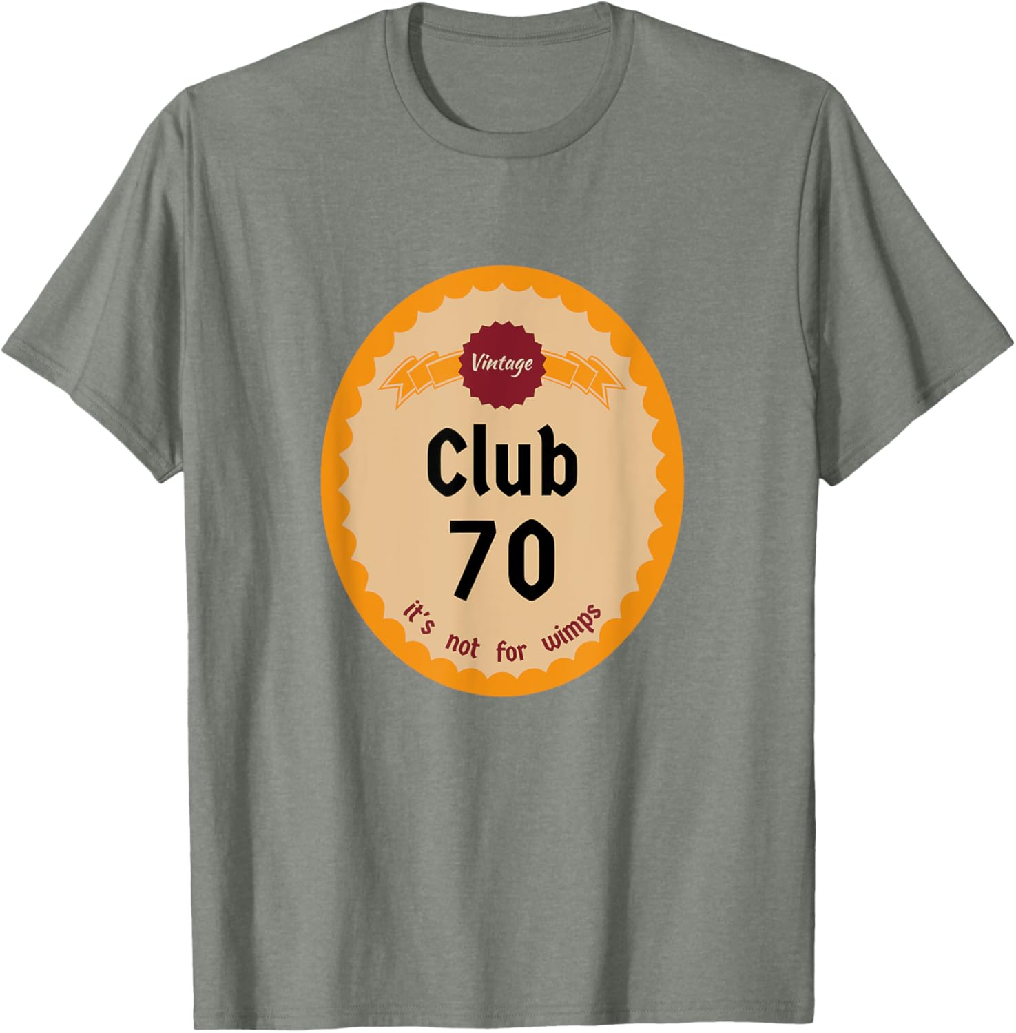 Vintage Club 70 It's Not for Wimps T-Shirt Cool Retro Graphic Tee - 3