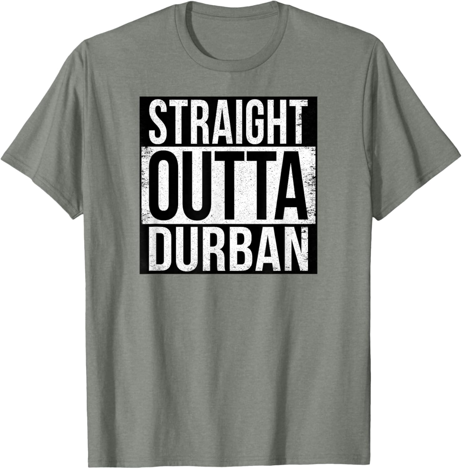 Straight Outta Durban Graphic T-Shirt for Trendy Casual Style - 4