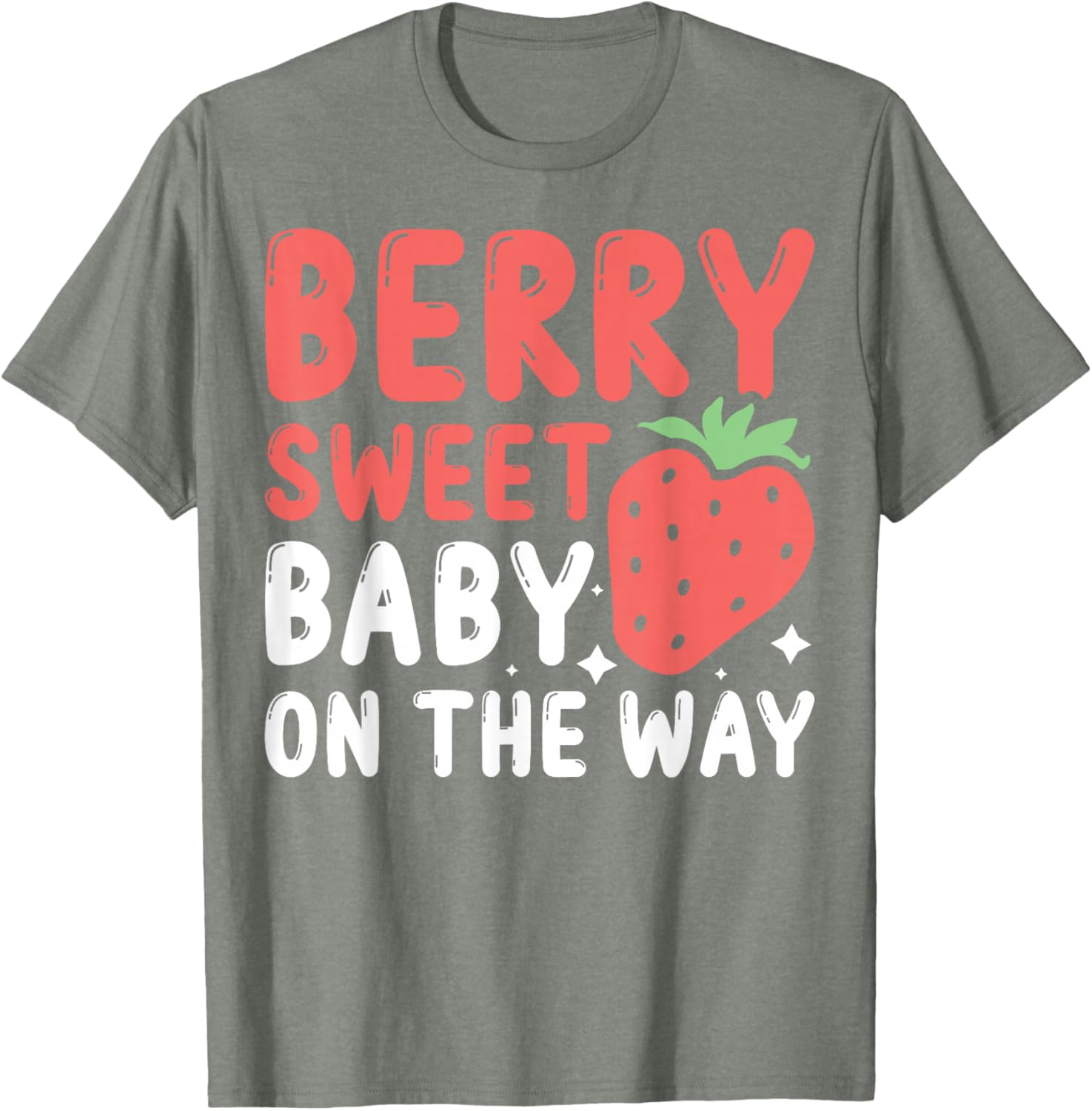 Berry Sweet Baby On The Way T-Shirt for Expecting Moms and Dads - 19