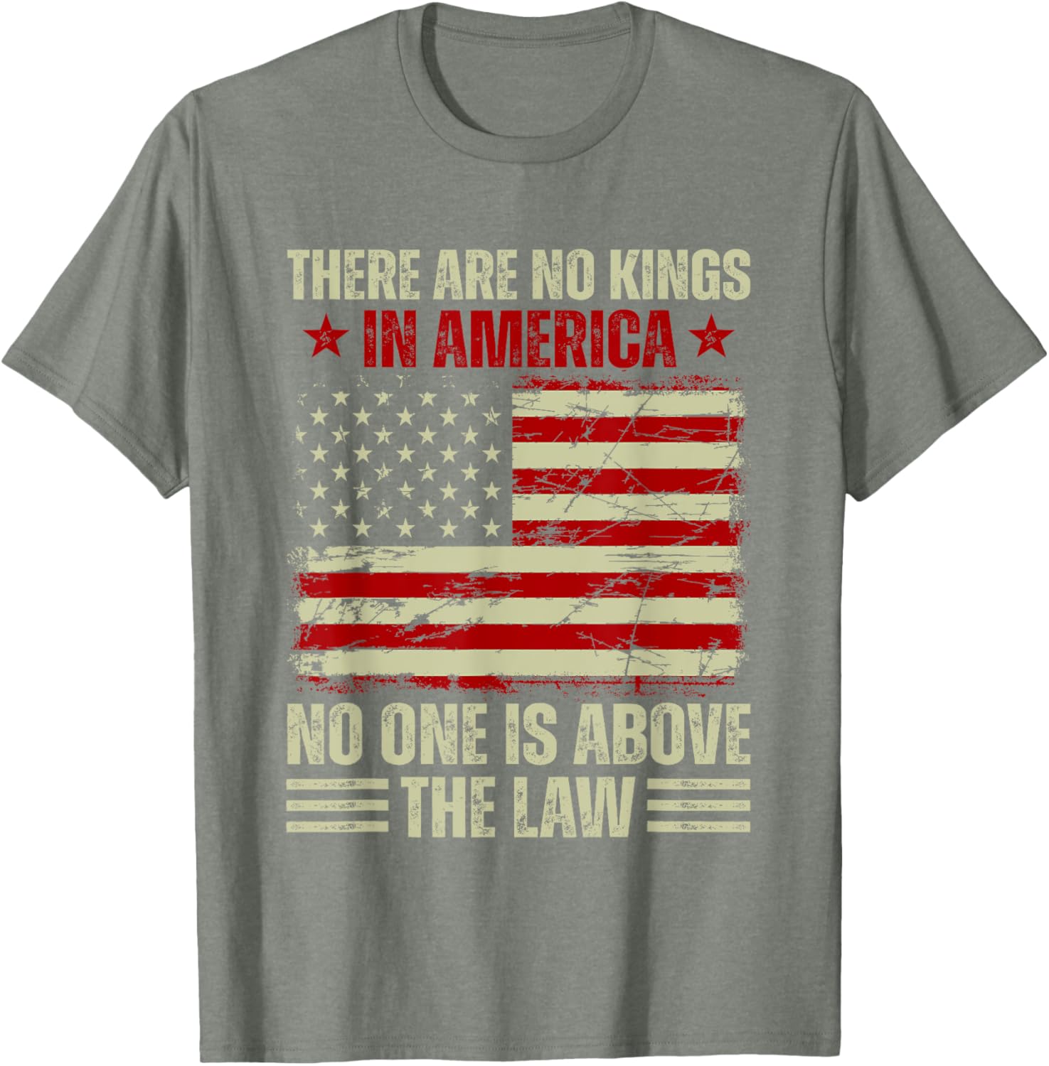 There Are No Kings In America T-Shirt - Stand For Justice and Equality - 2
