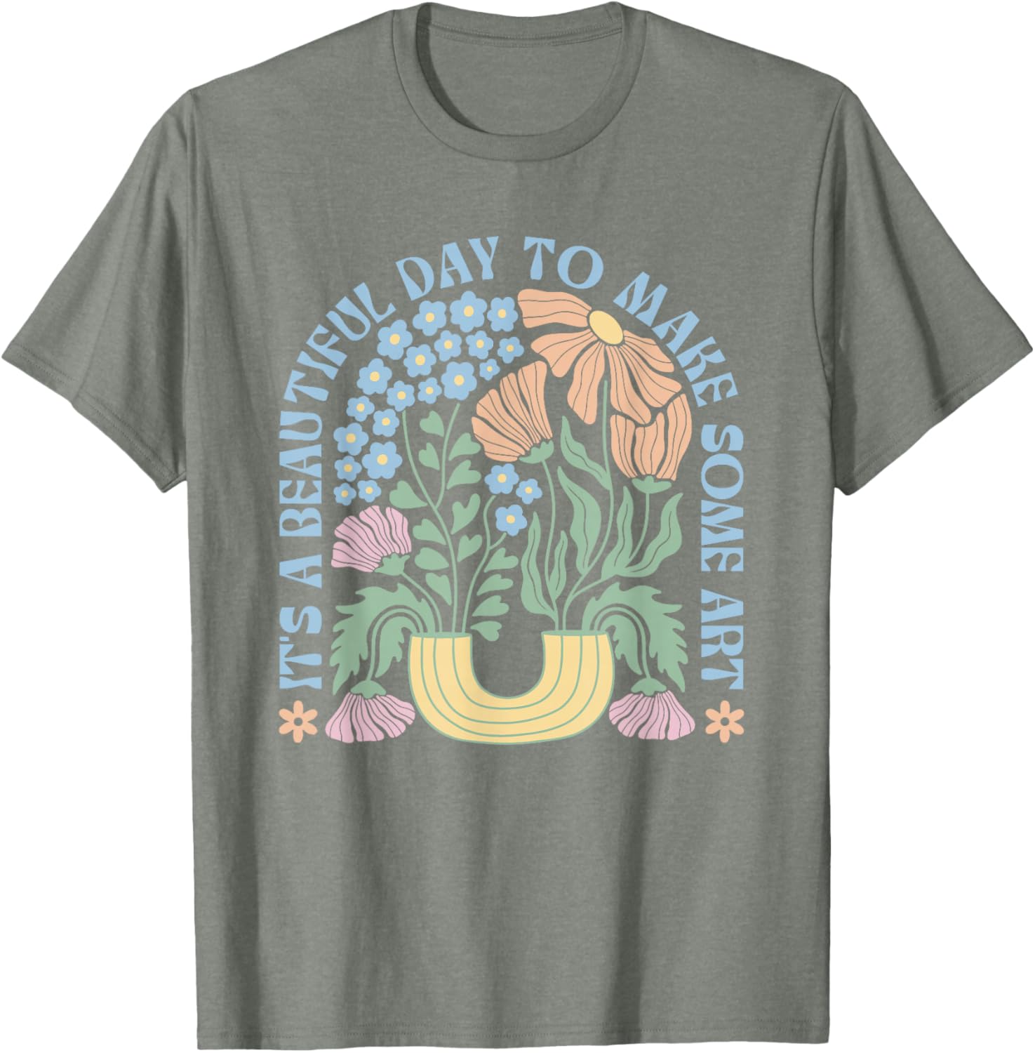 Artistic Gift T-Shirt It's a Beautiful Day to Create for Artists - 22