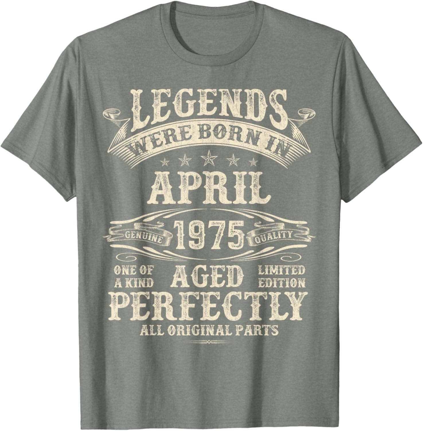 50th Birthday Gift for Men - Classic April 1975 T-Shirt for Him - 15