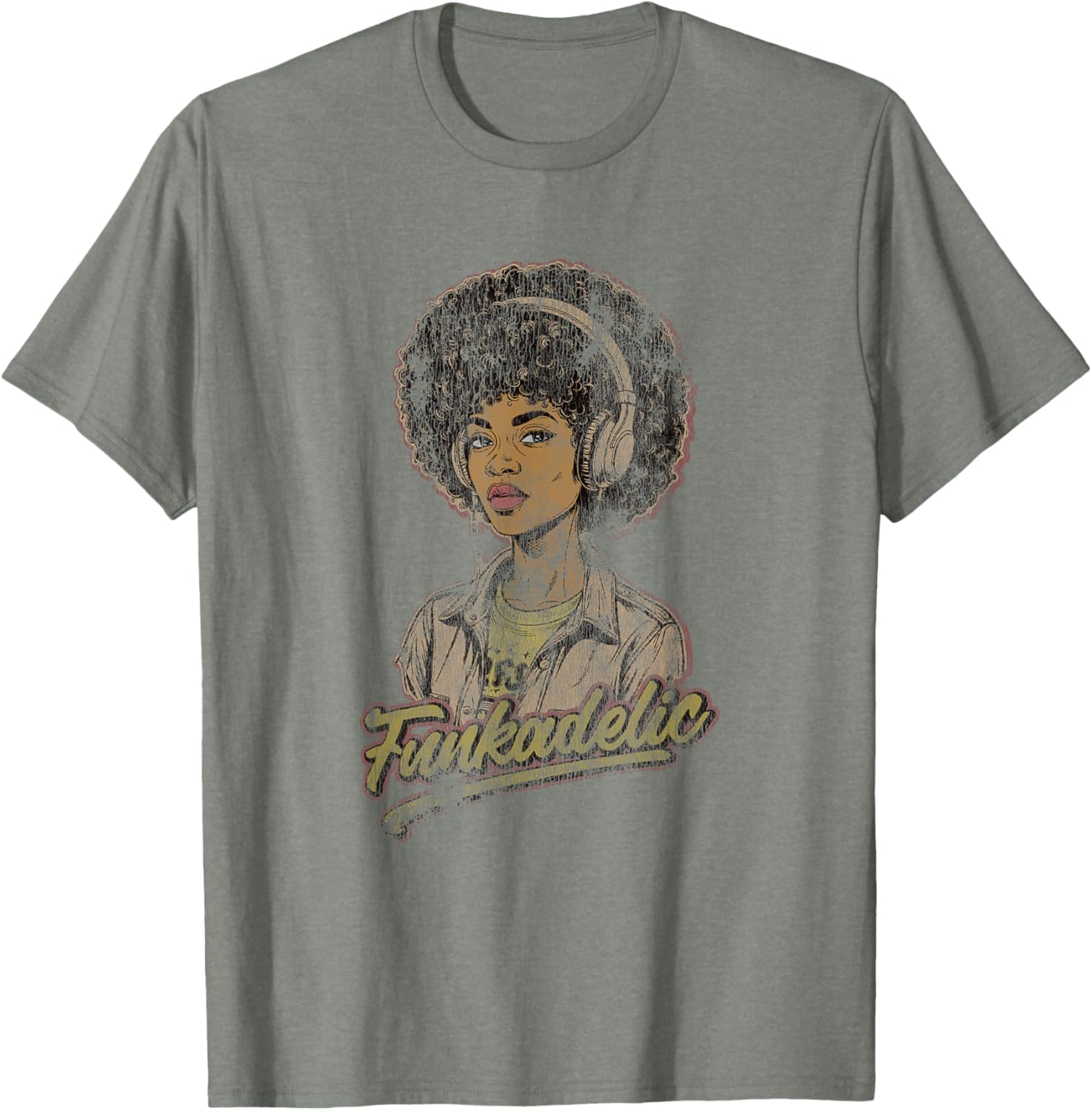 70s Funk Afro Women Soul Retro Vintage Graphic T-Shirt for Cool Style - 19