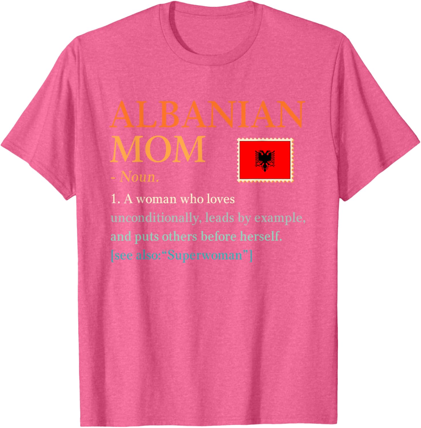 Funny Albanian Mom Pride T-Shirt for Mother's Day Gift - 3