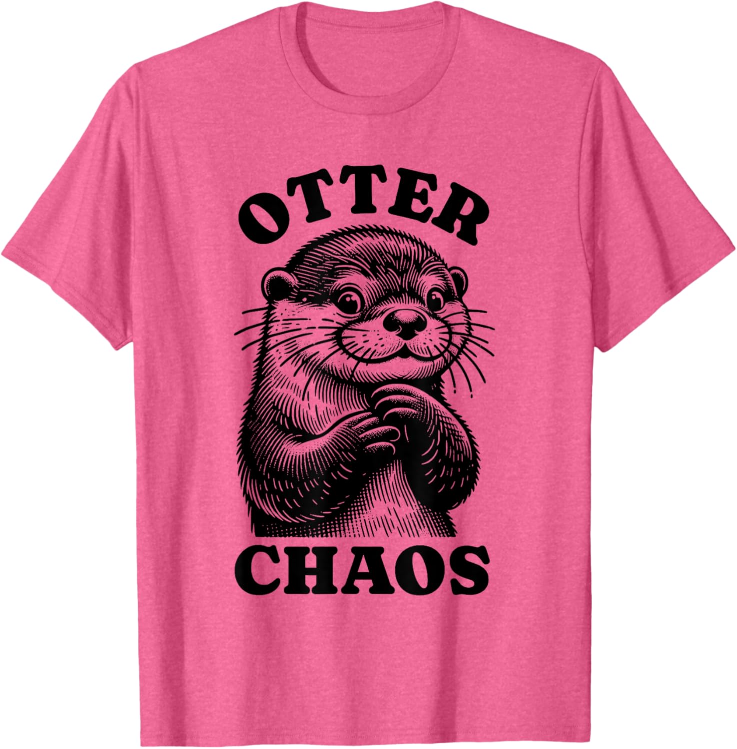 Silly Otter Chaos T-Shirt for Fun-Loving Animal Lovers - 1