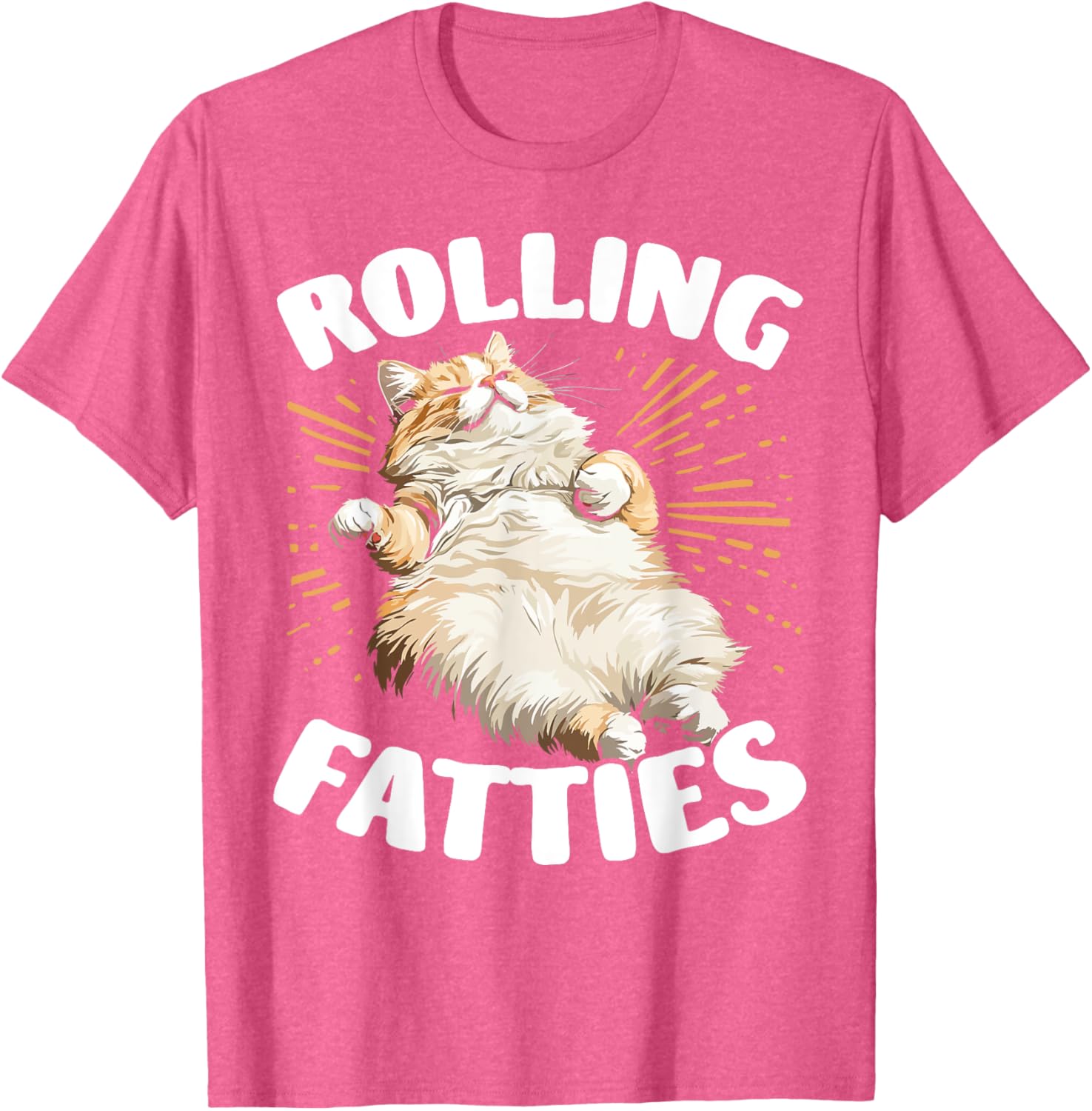 Cute Cat Rolling Fatties T-Shirt for Men and Women Cat Lovers - 10