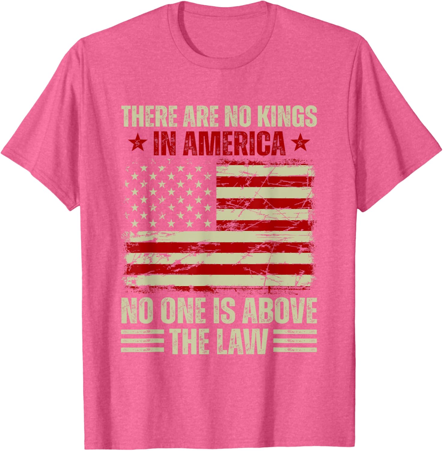 There Are No Kings In America T-Shirt - Stand For Justice and Equality - 6