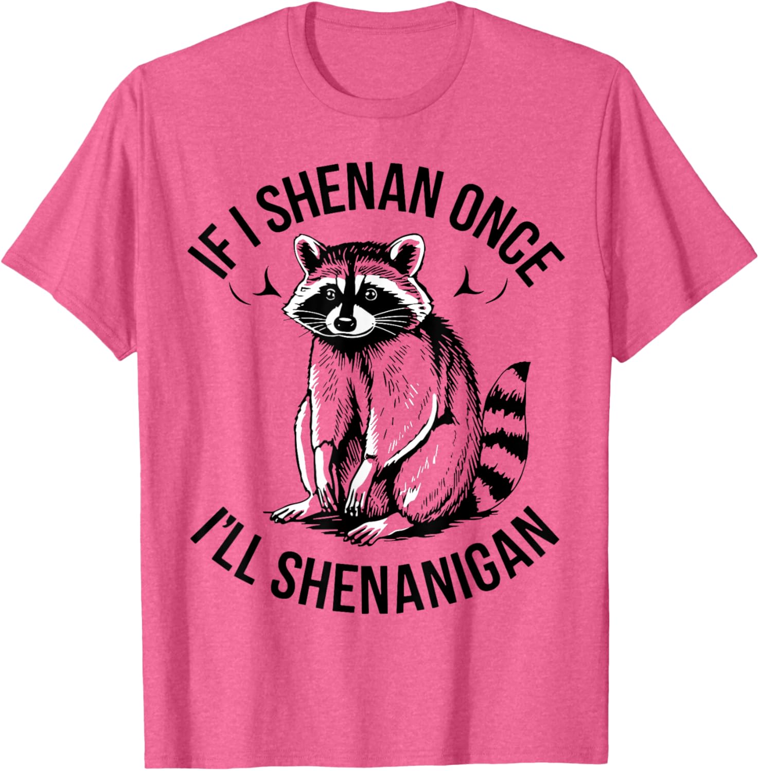 Shenanigans Raccoon St Patrick's Day T-Shirt Fun and Festive Apparel - 14