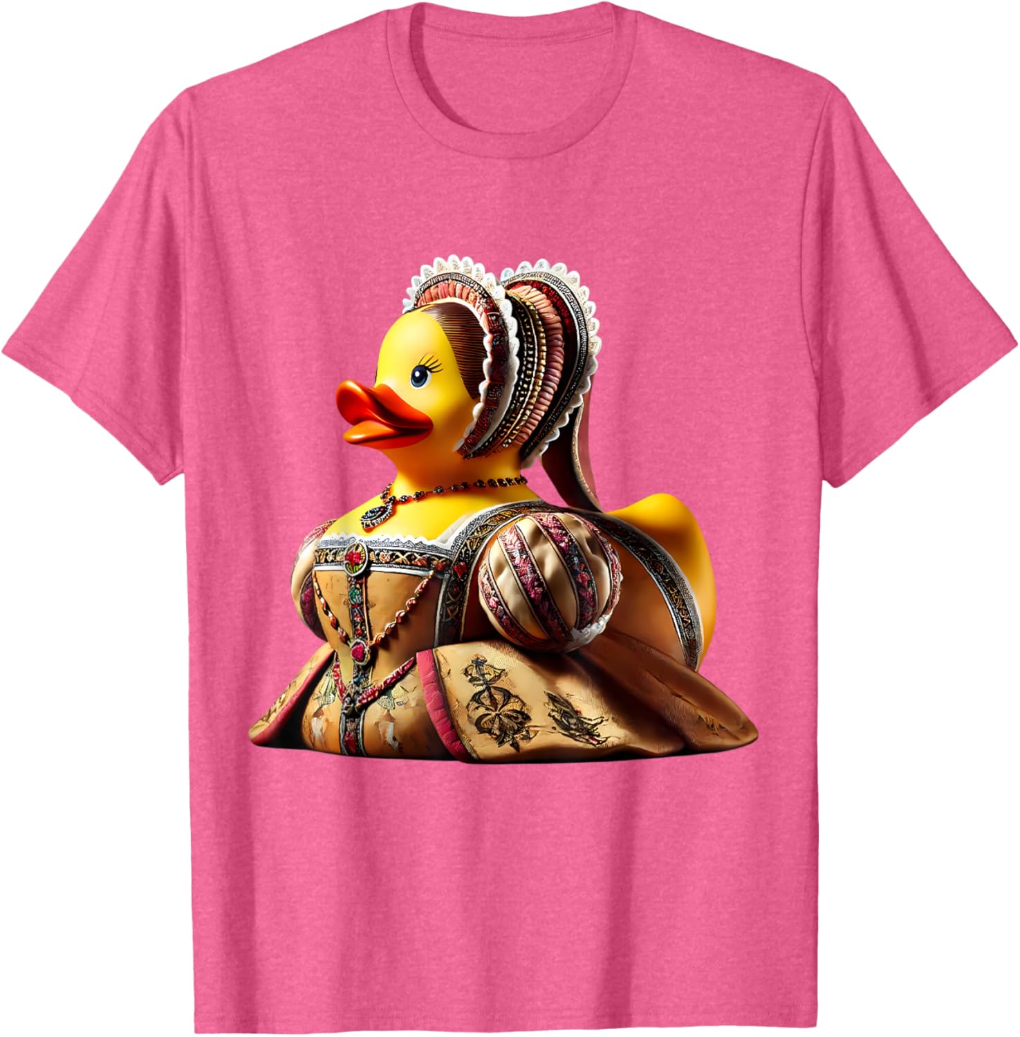 Rubber Duck Anne Boleyn T-Shirt Fun Historical Figure Apparel - 29