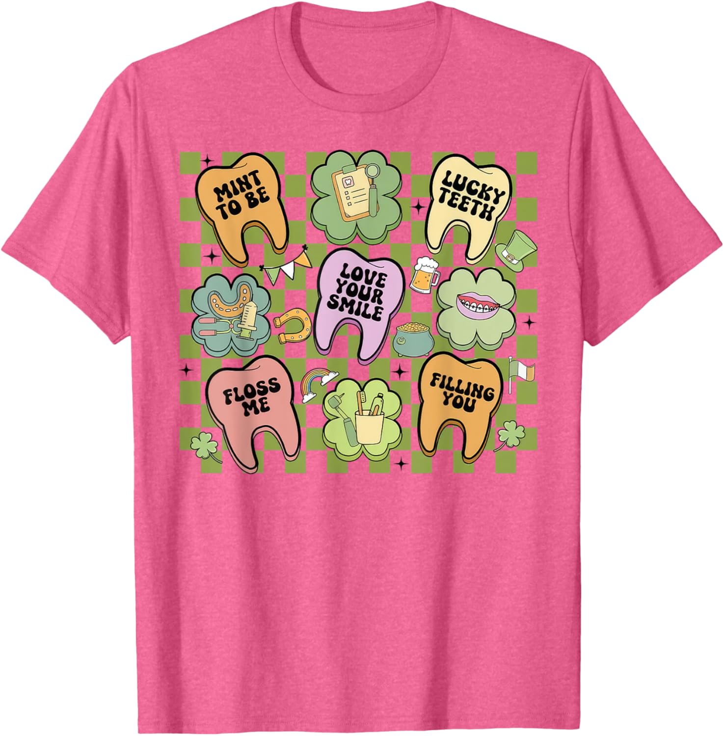 Retro Irish Dentist T-Shirt for St Patrick's Day Dental Squad Fun - 5
