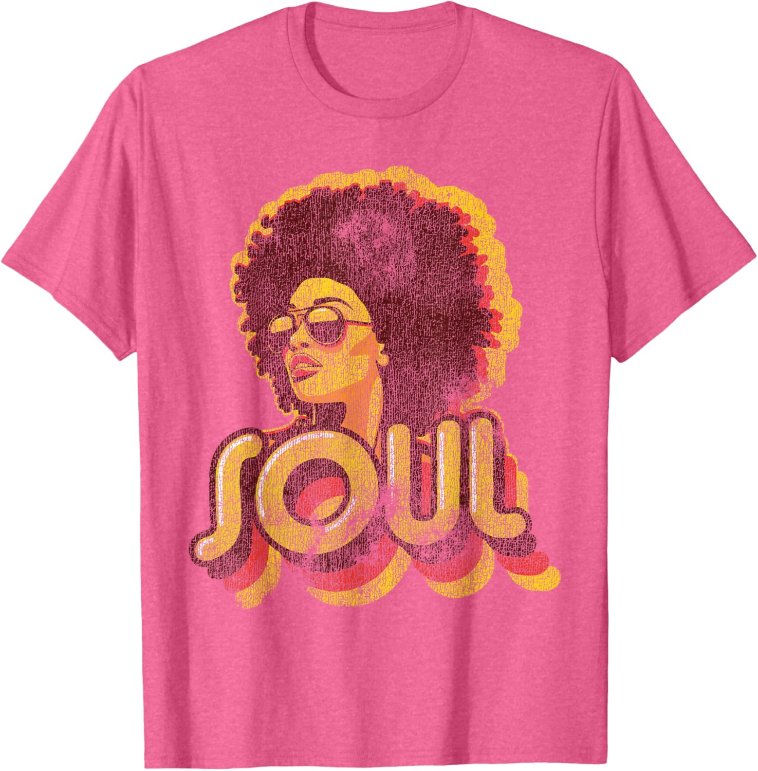 Retro 70s Funk Afro Soul T-Shirt for Vintage Style Lovers - 2