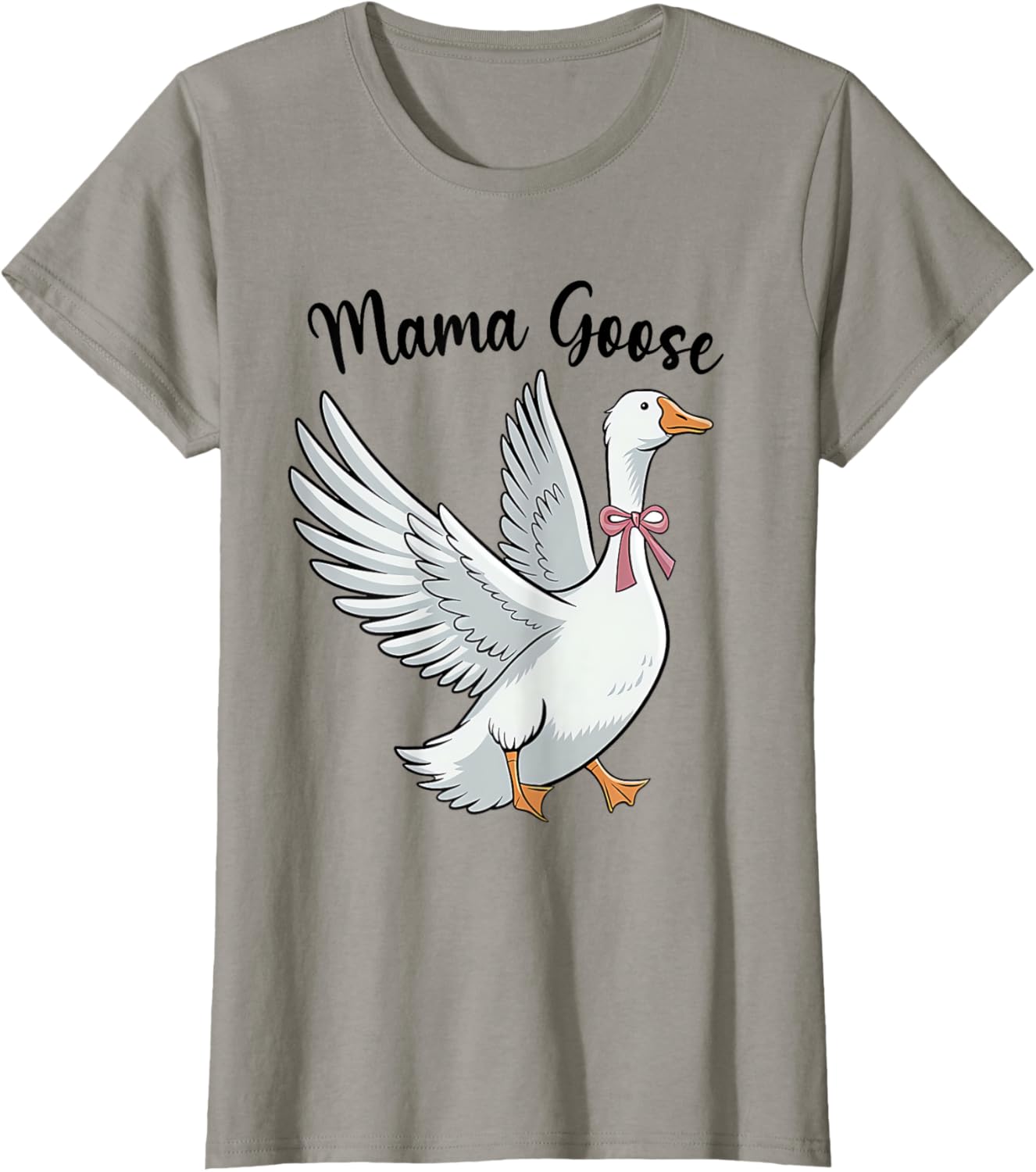 Funny Mama Goose T-Shirt for Moms - Silly Mothers Day Humor Gift - 6