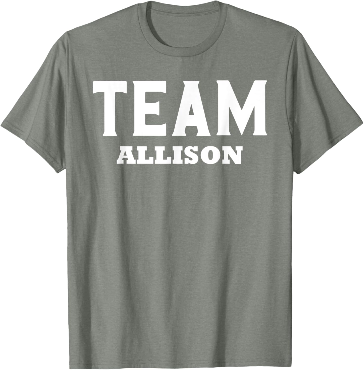 Team ALLISON T-Shirt Personalized Name Support for Fans and Friends - 13